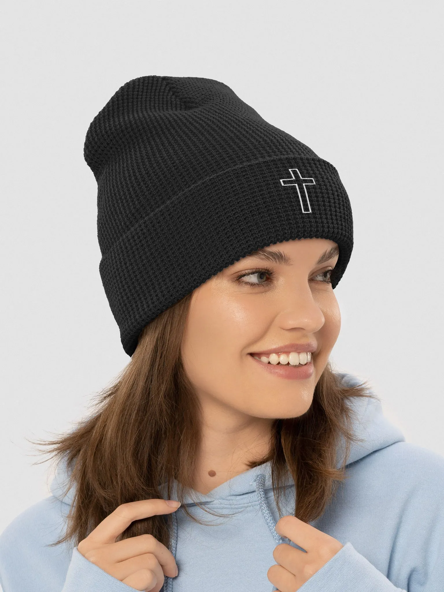 Cross Waffle Beanie | HVN Threads