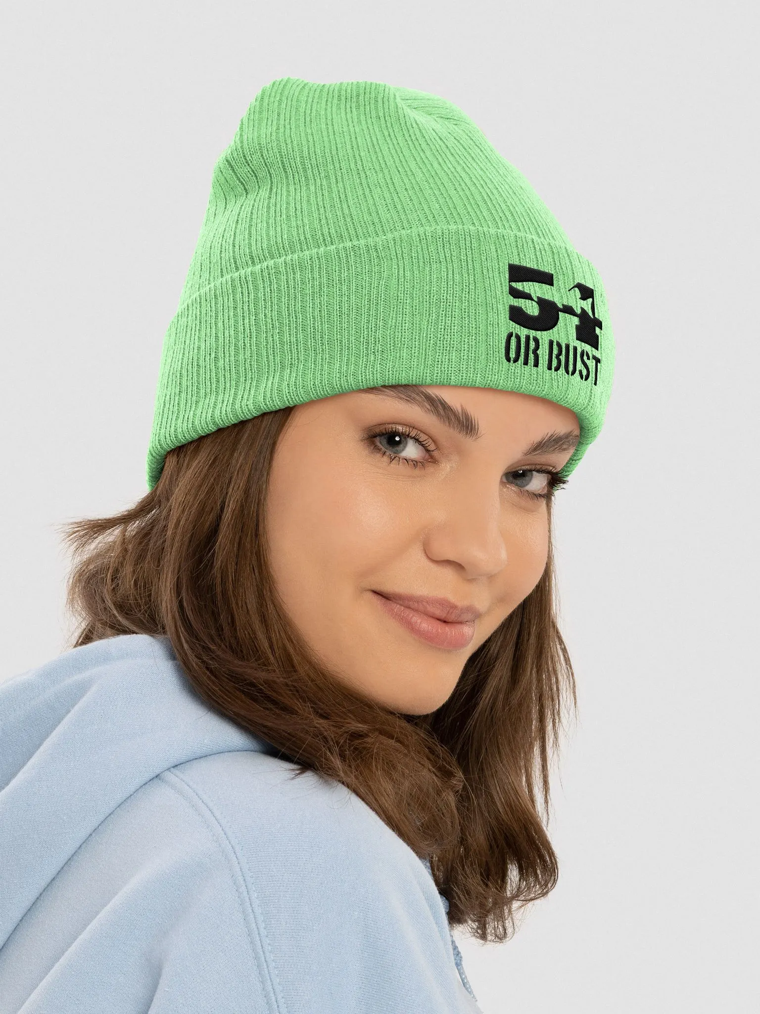 Eco-Friendly 54 or Bust Knit Beanie | 54 or Bust
