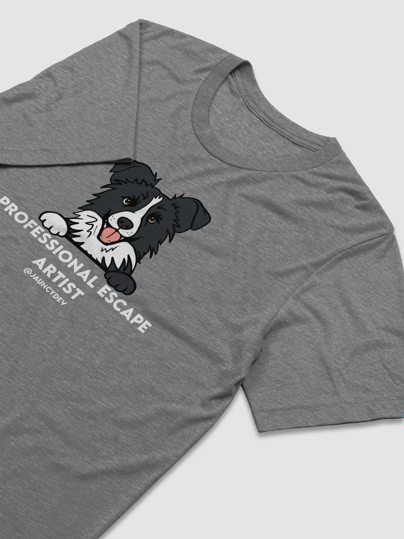 ★★COVERNAT★★ border collie laurel sweatshirt heather gra Border Collie T-Shirt | Jauncydev