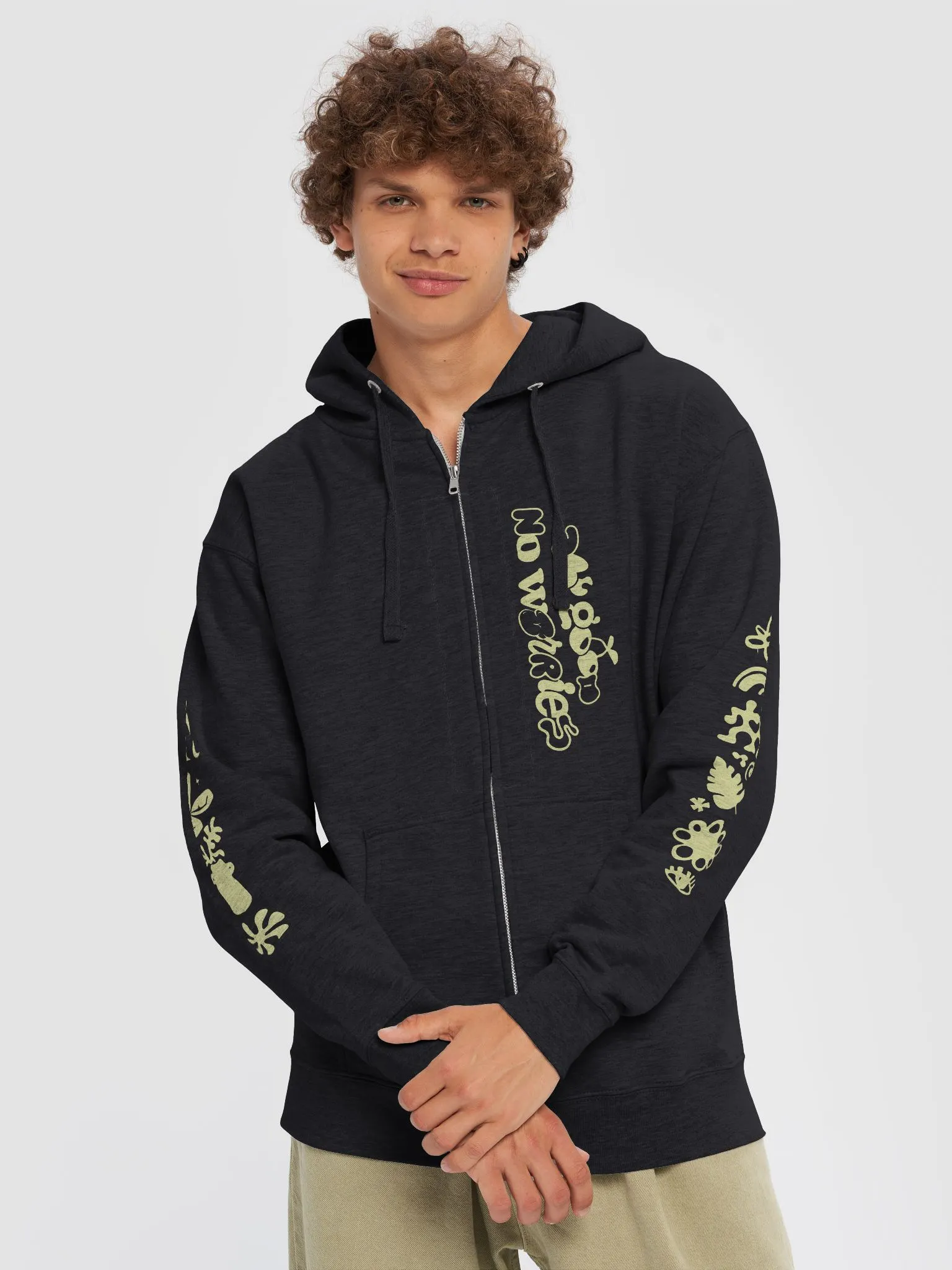 トップス I Love bestie Far Zip Hoodie I Love bestie Far Zip Hoodie【9090 girl】 – YZ