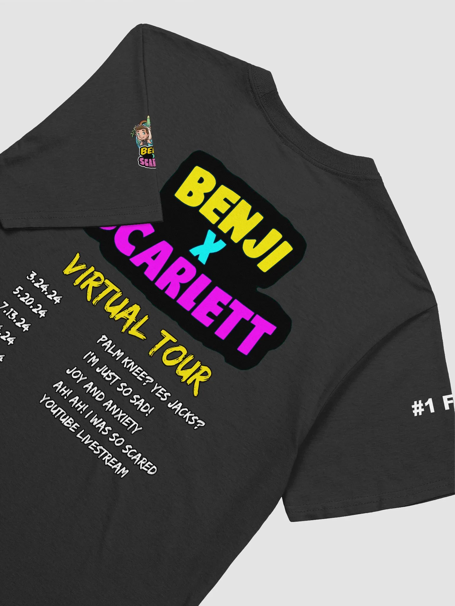 LIMITED EDITION! BENJIxScarlett LiveStream Concert Shirt
