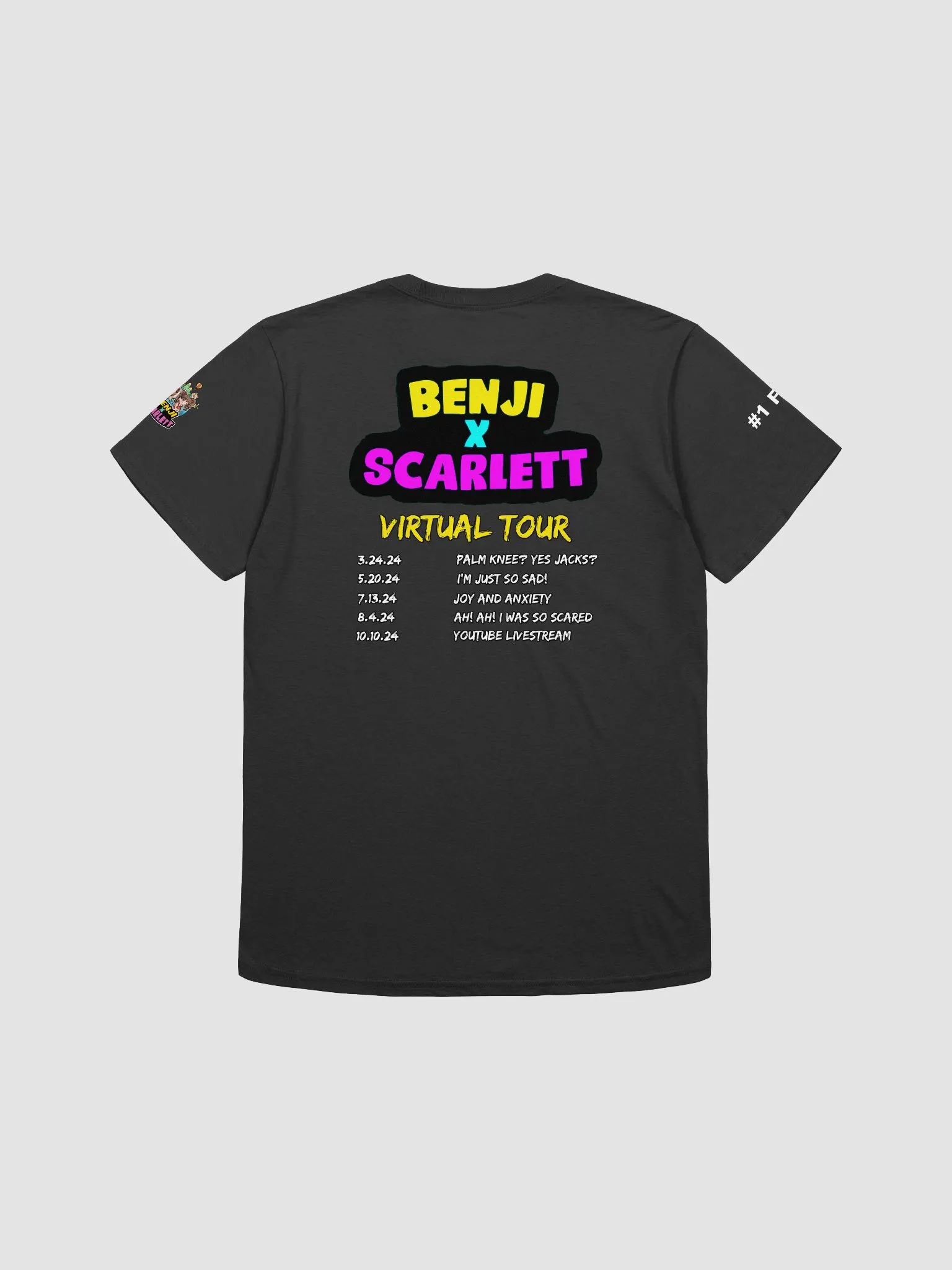 LIMITED EDITION! BENJIxScarlett LiveStream Concert Shirt