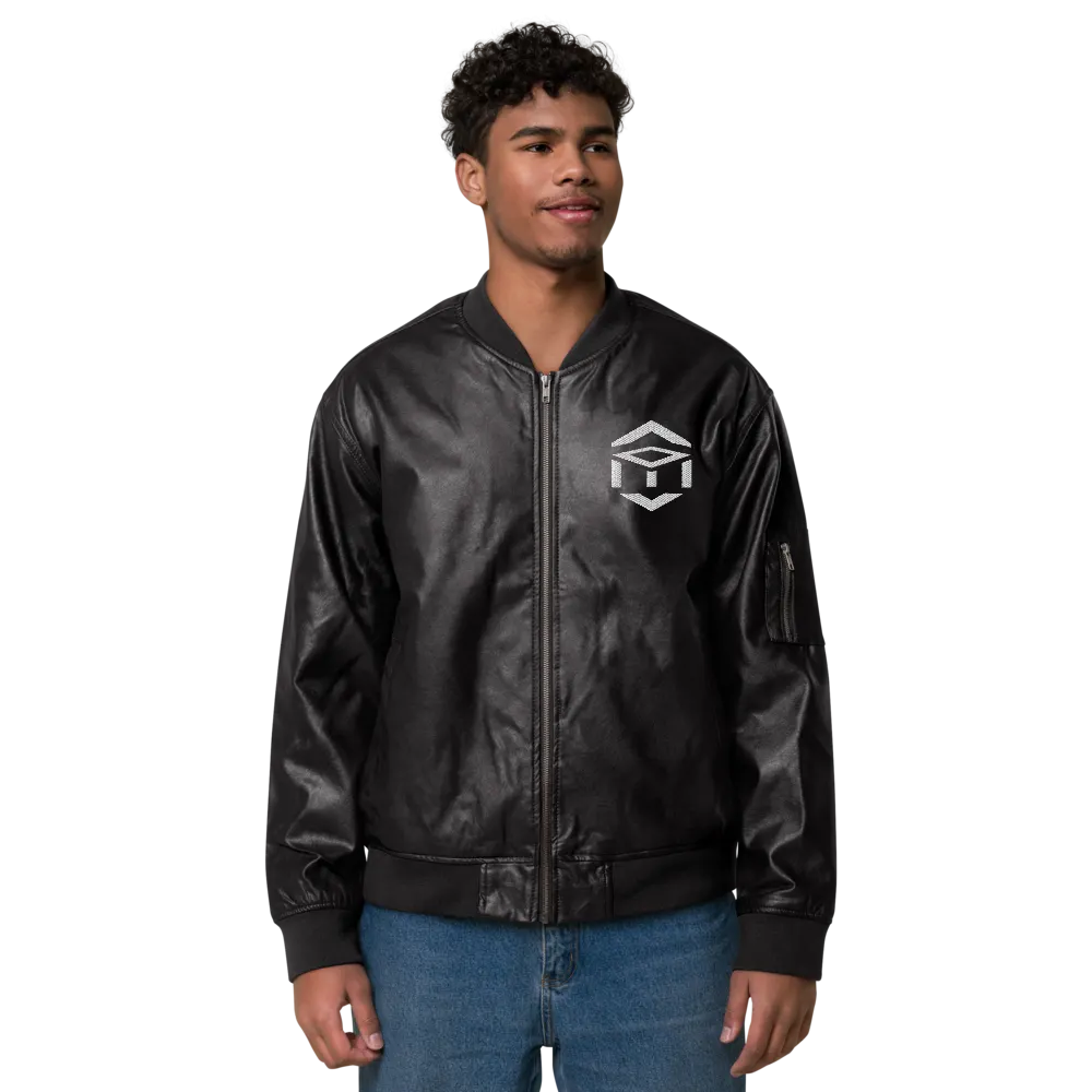 TET Leather Bomber Jacket | Encounter Co