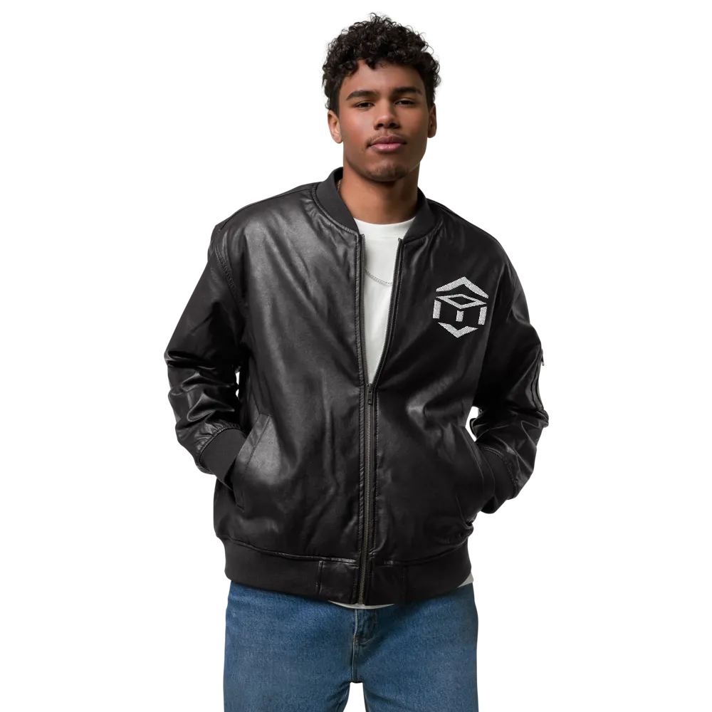 ジャケット・アウター 00s archive leather bomber jacket 00s archive leather bomber jacket