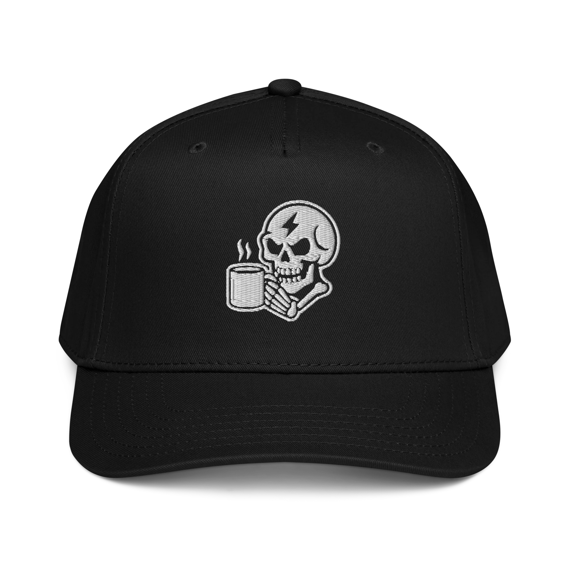 Skull + Mug Snapback Cap