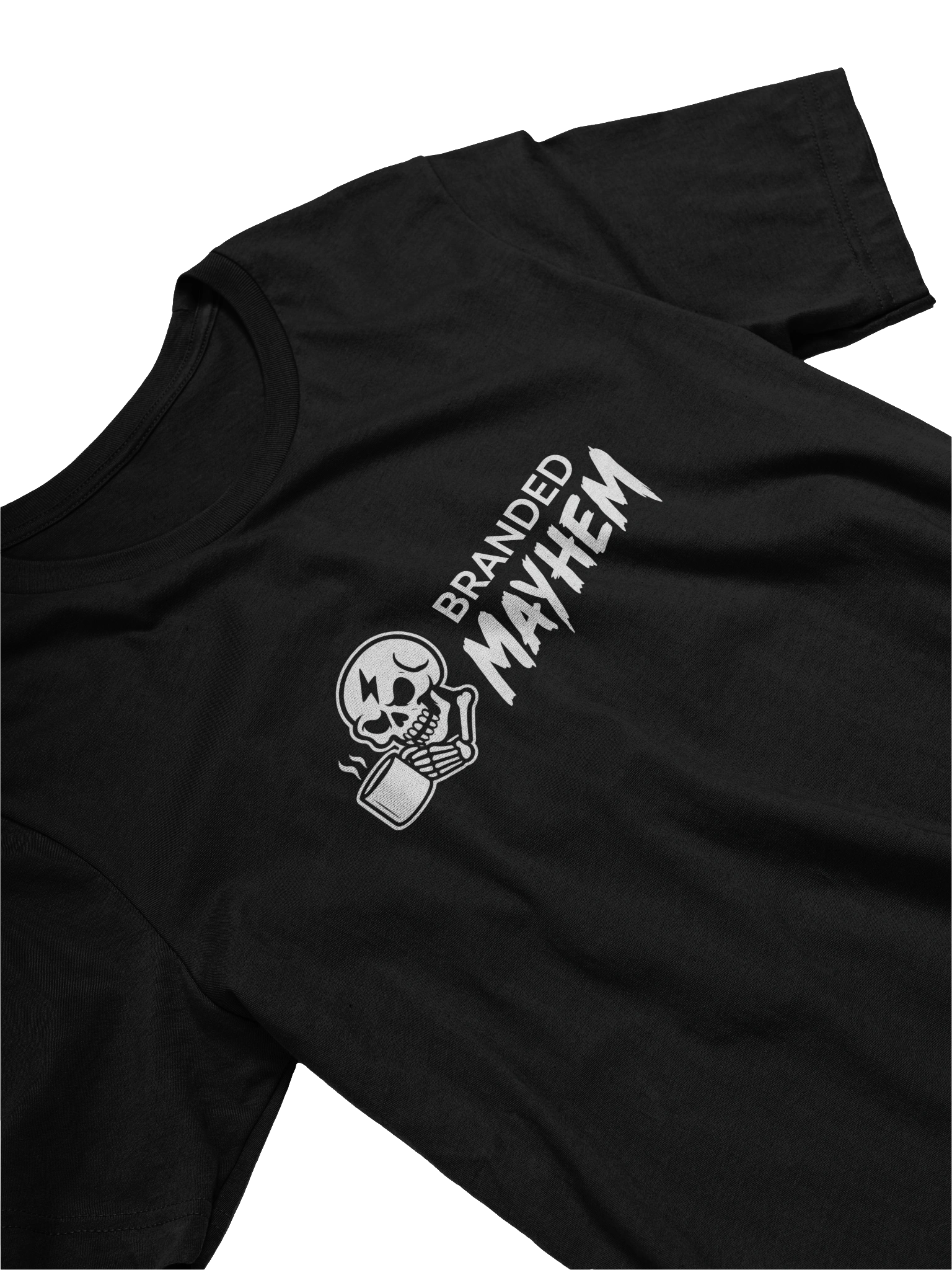 Branded Mayhem Logo Tee – V1 Electric view 3