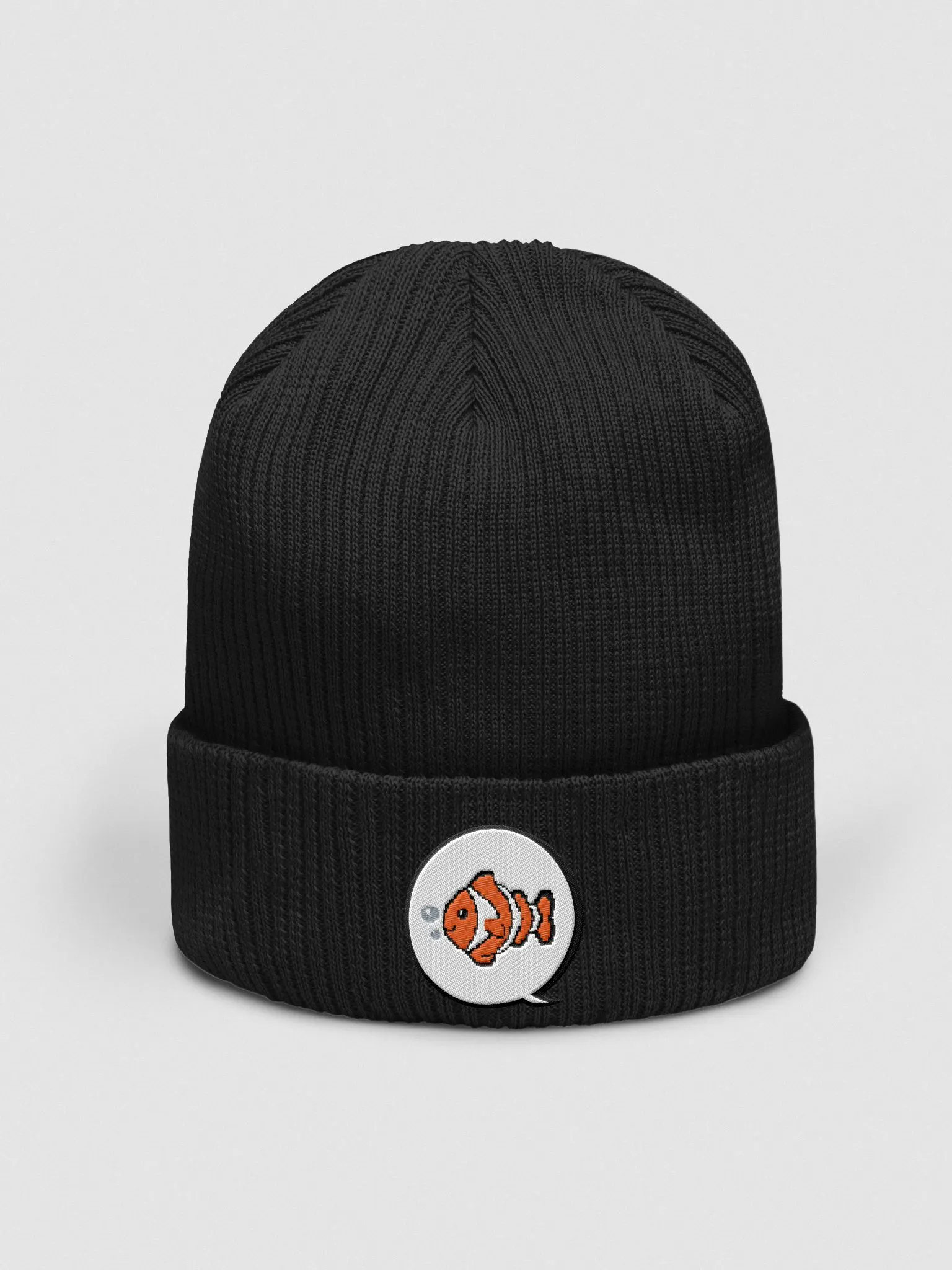 Clownfish TV Embroidered Logo Ribbed Beanie | Clownfish Minus