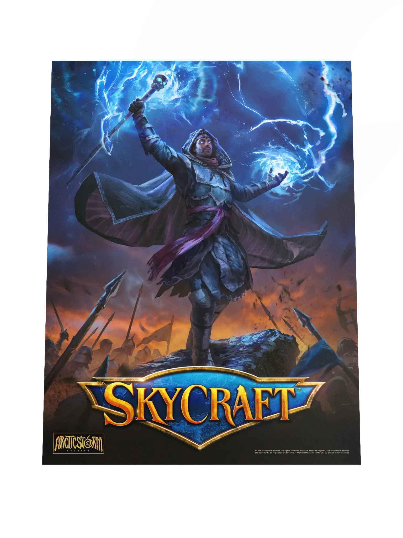 Skyhooked(ジャスティン ブア)額装済ポスター