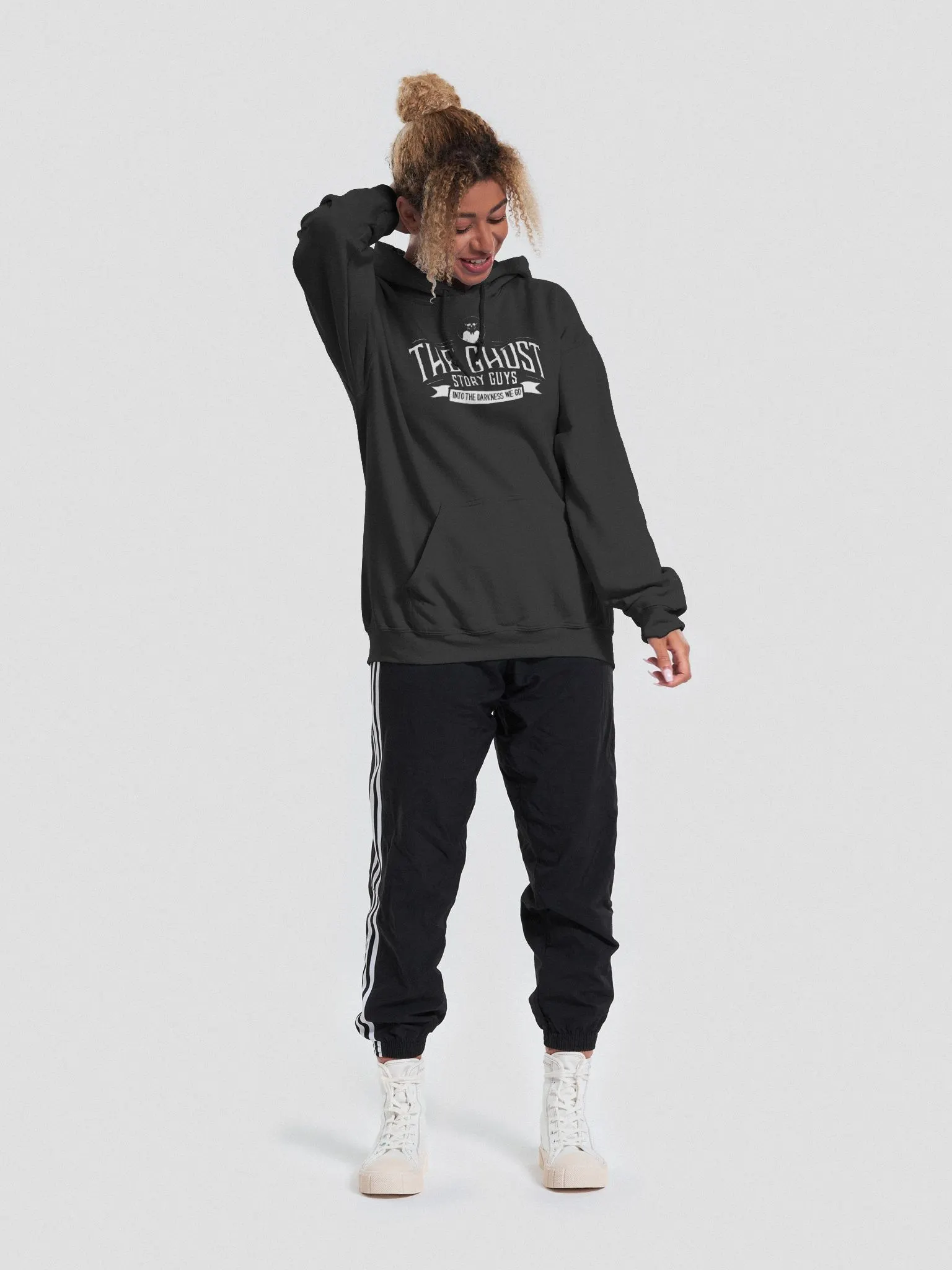 パーカー・フーディ Golden  Classic Grey Sweatshirt With Iconic Logo GOLDEN GOOSE DELUXE BRAND Vintage Hoodie Sweater Kapuzen