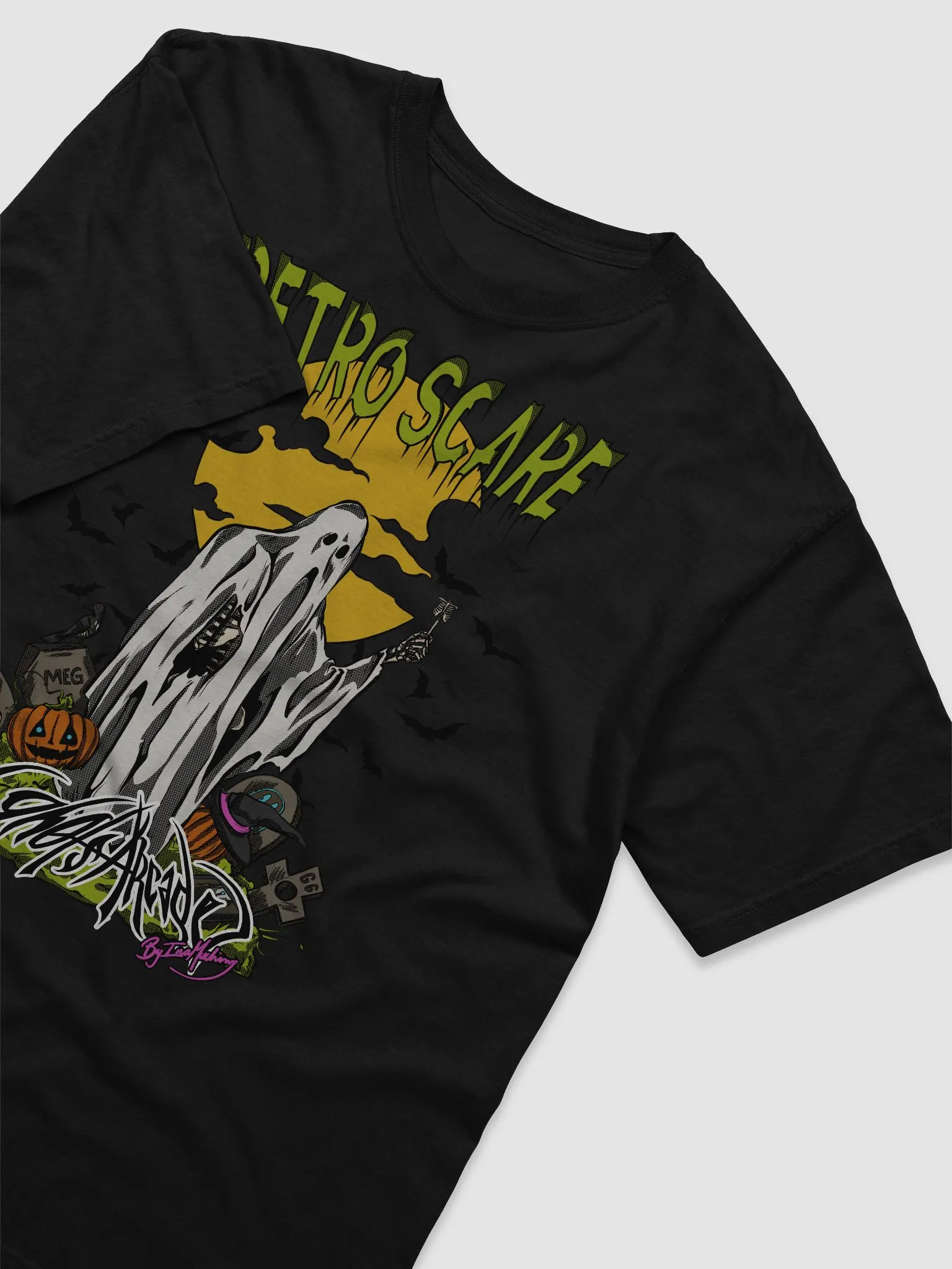Retro Scare Coffin Tee | Gh0stArcade