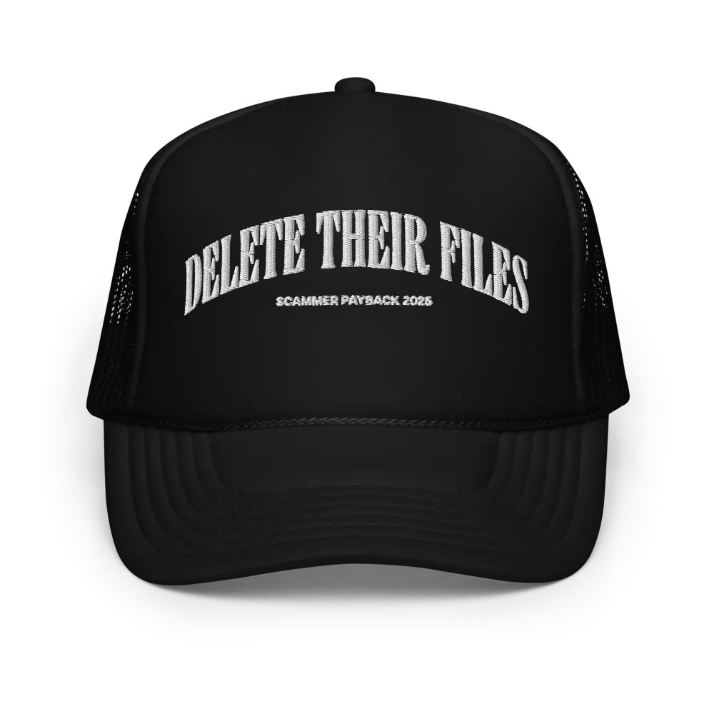 Delete Their Files Hat