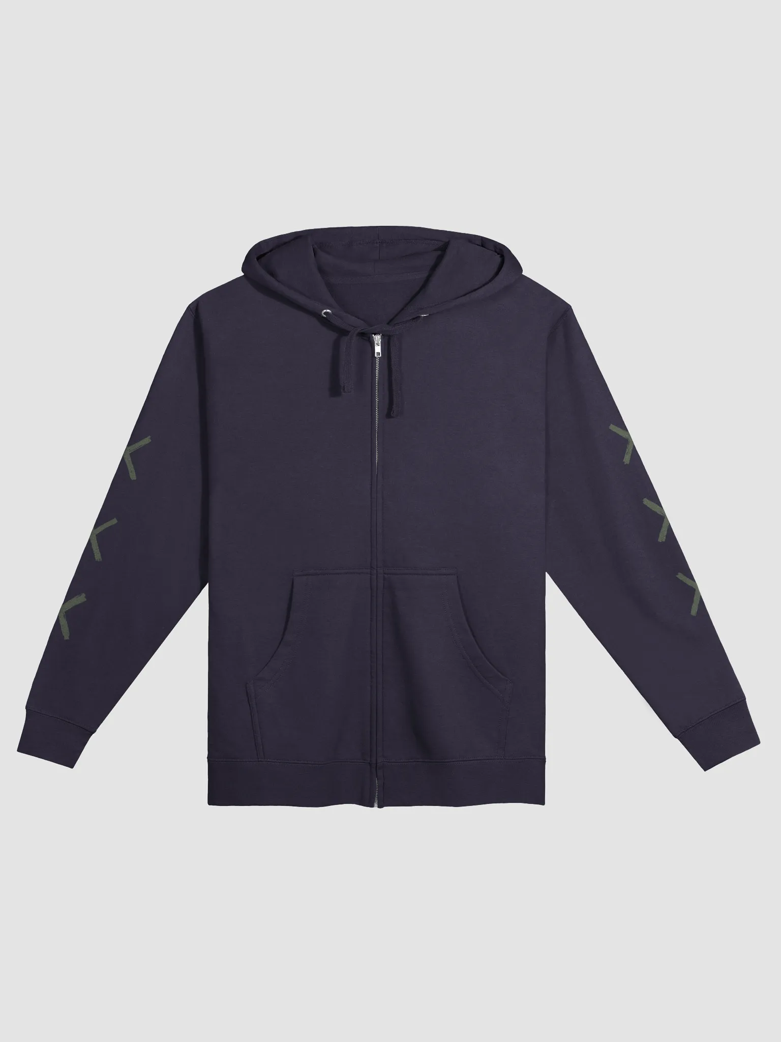 Ramshackle Stone Vibes zip-Up Hoodie | Zeddyzi