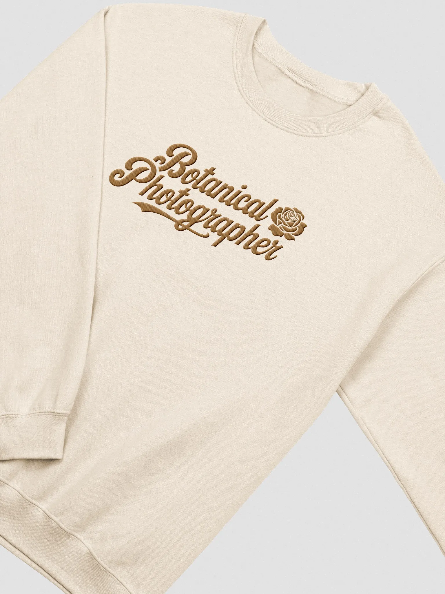 Botanical Photographer Embroidered Sweatshirt | Caroline Jensen