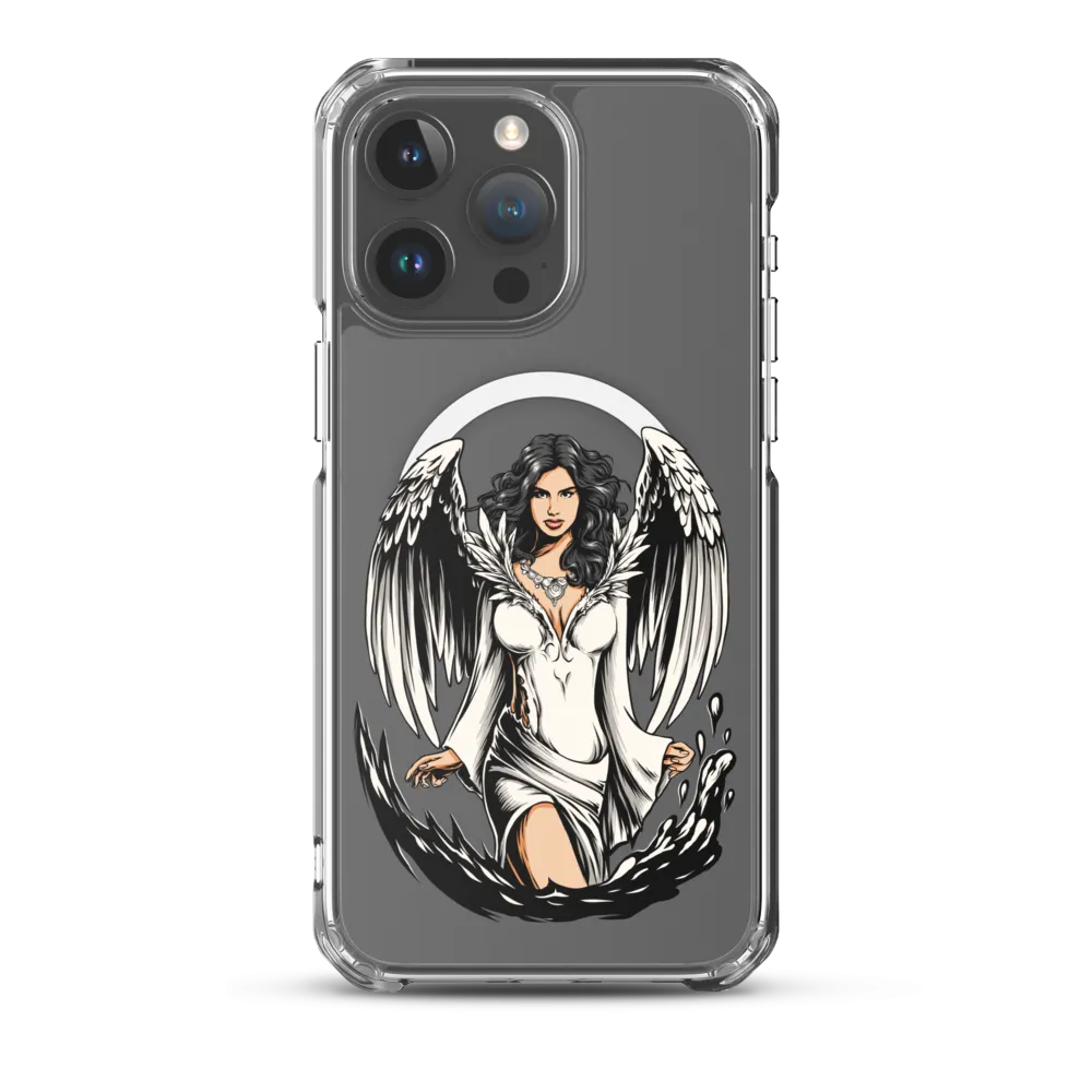 Angel Clear iPhone Case | Vivid Dynasty