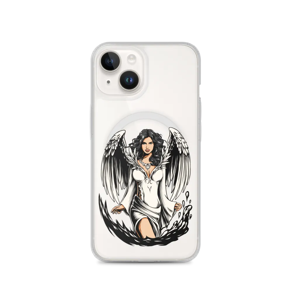 岩田剛典　ANGEL LOGO iPhone CASE CLEAR Angel Clear iPhone Case | Vivid Dynasty
