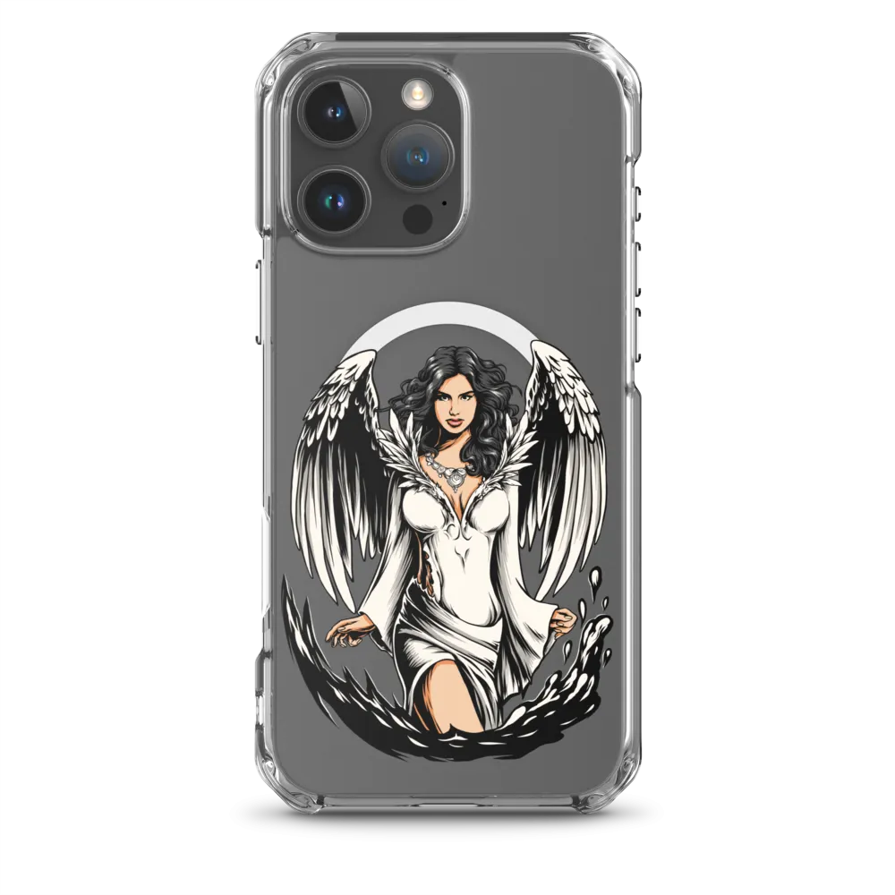 Angel Clear iPhone Case | Vivid Dynasty