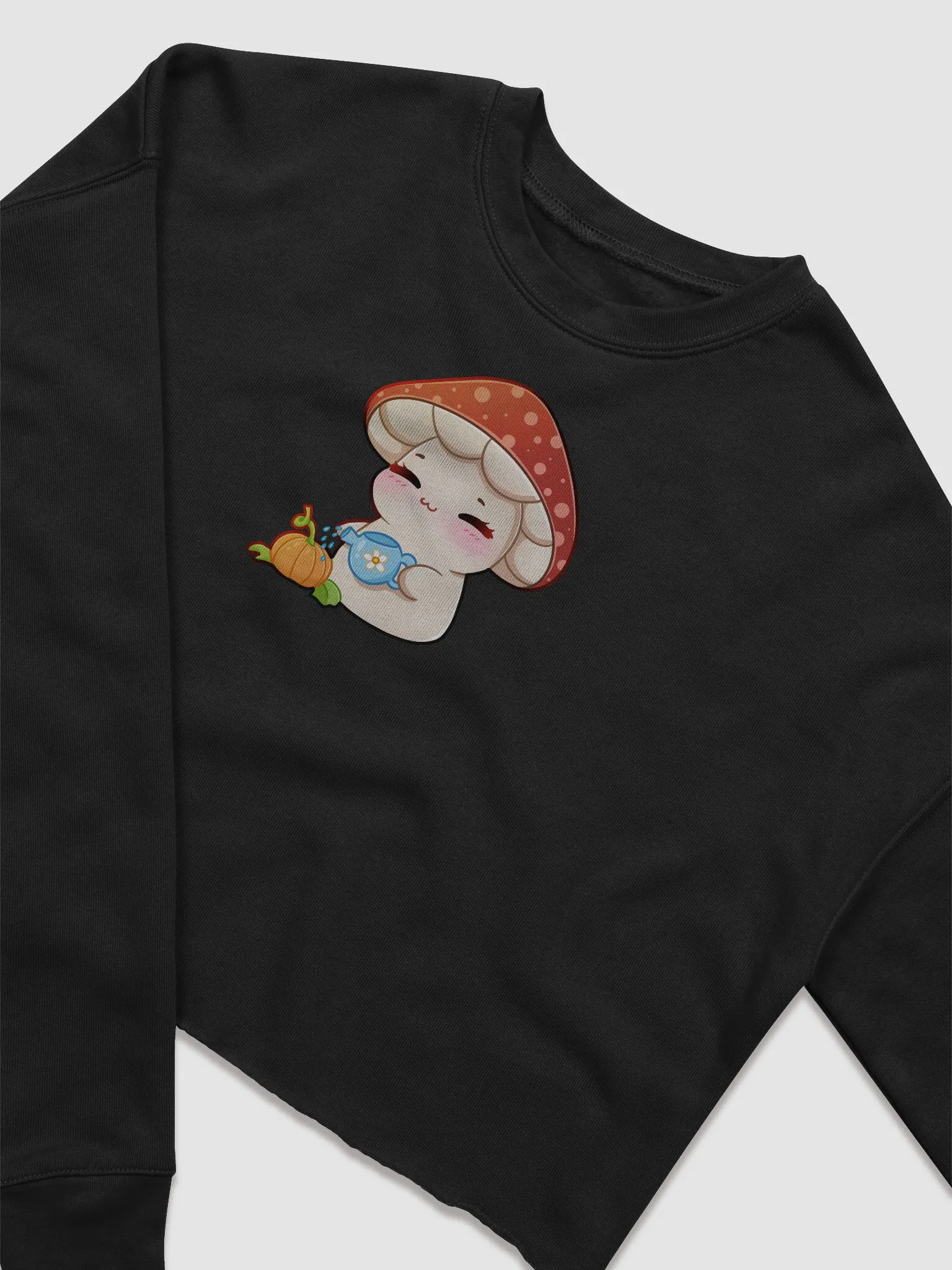 Garden Mushie Cropped Sweatshirt | CozyWithRonnie