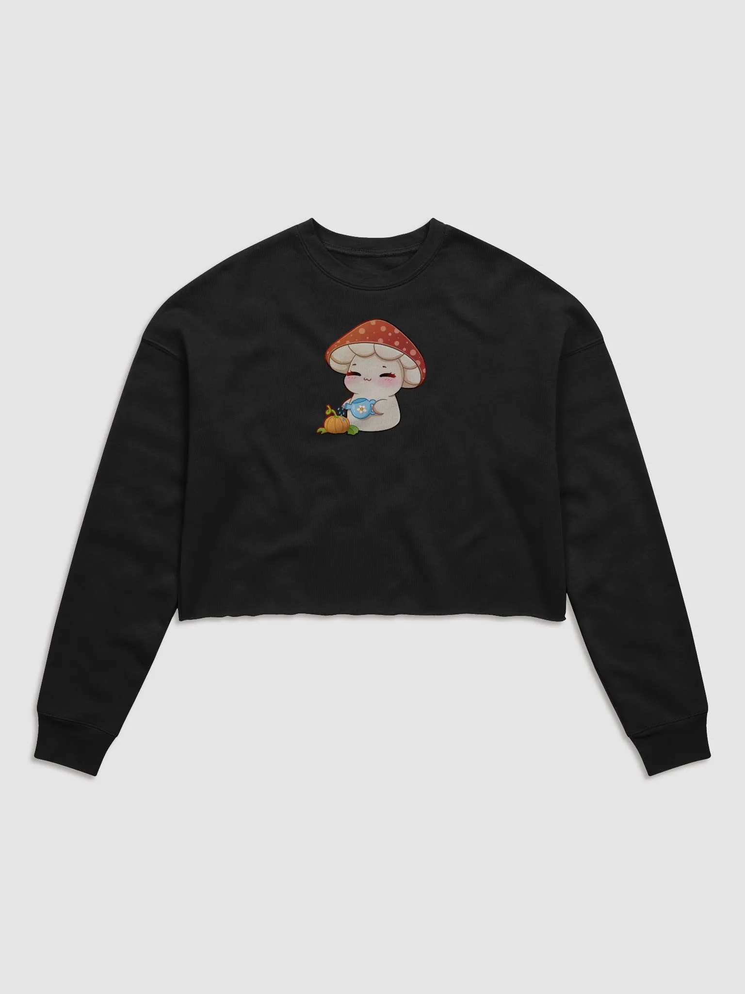 Garden Mushie Cropped Sweatshirt | CozyWithRonnie