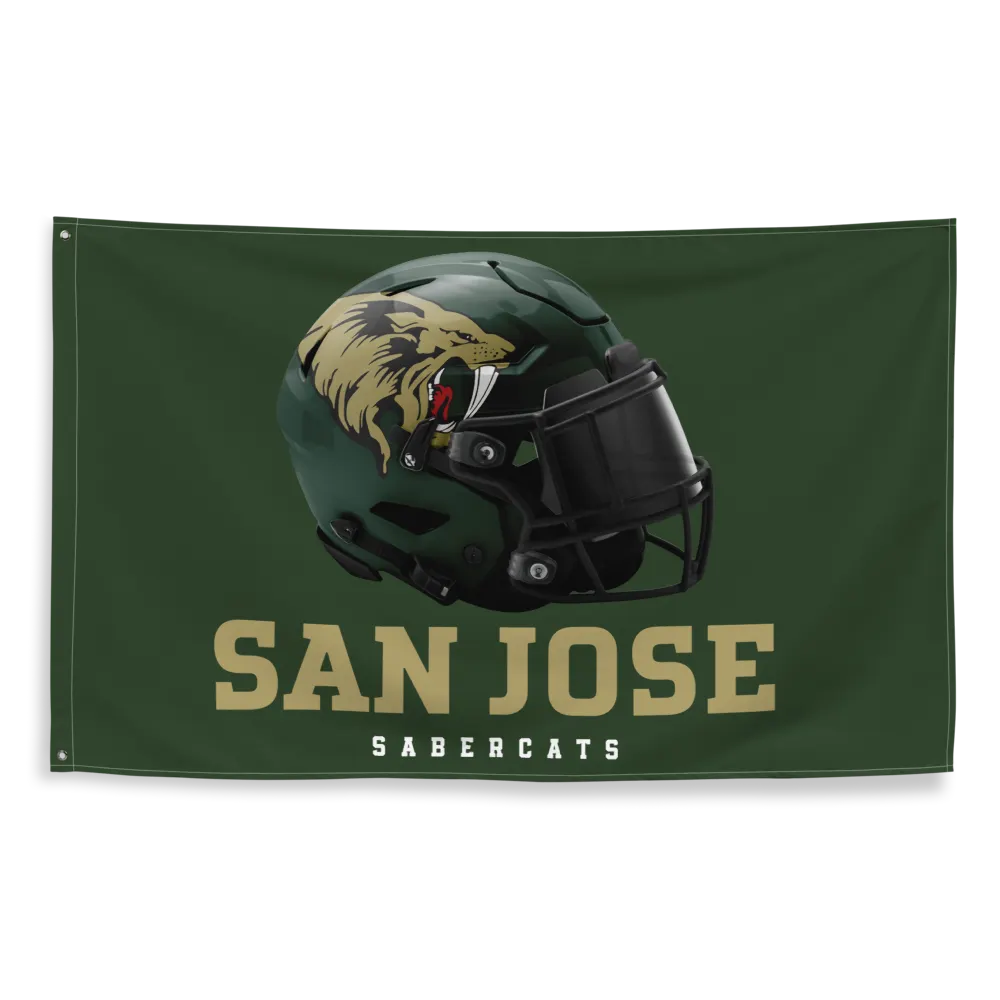 San Jose SaberCats Team Flag NGL Pro Shop