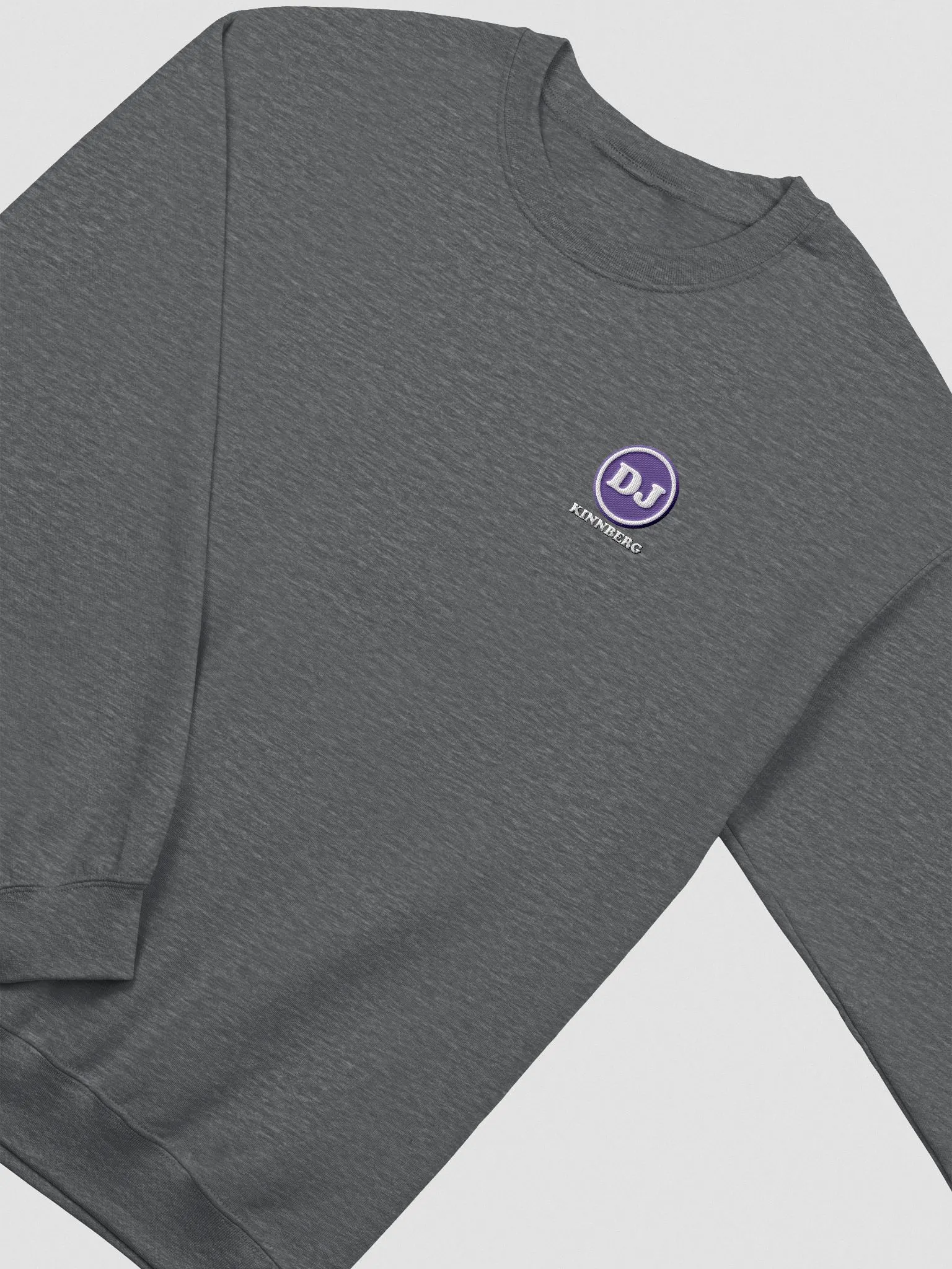 コグマ Creek Logo Crewneck Sweat Just Hoods JHA030 Adult 80/20 Midweight Crewneck Sweatshirt