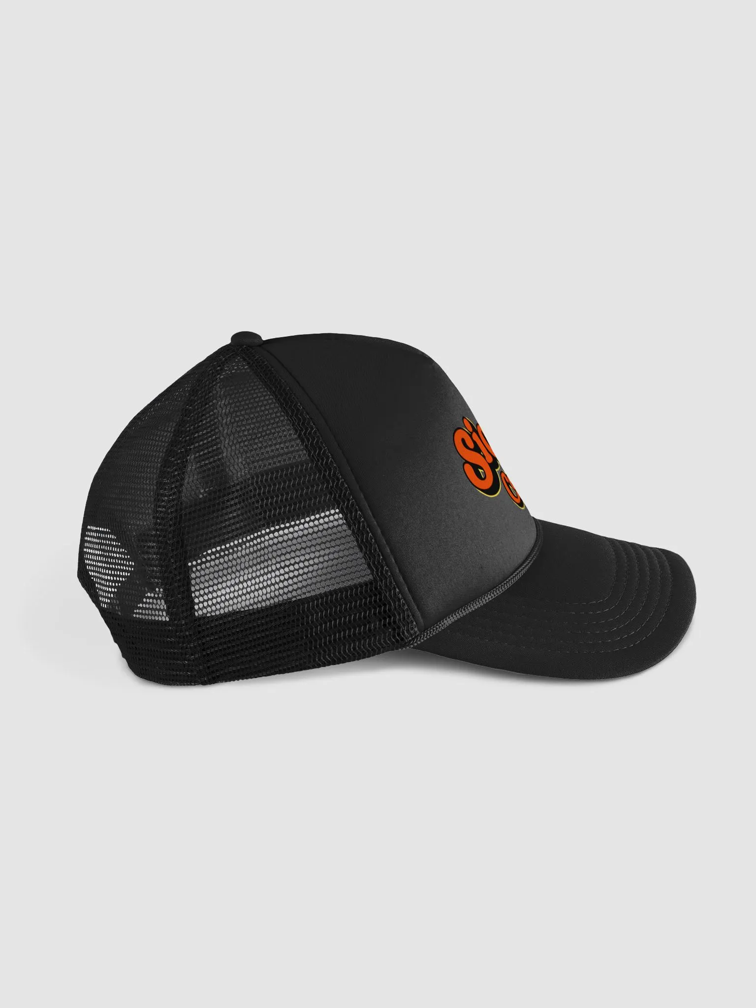 帽子 SICKO TRUCKER BLACK Working Like a Sicko Snapback TRUCKER HAT American retro truck IAN