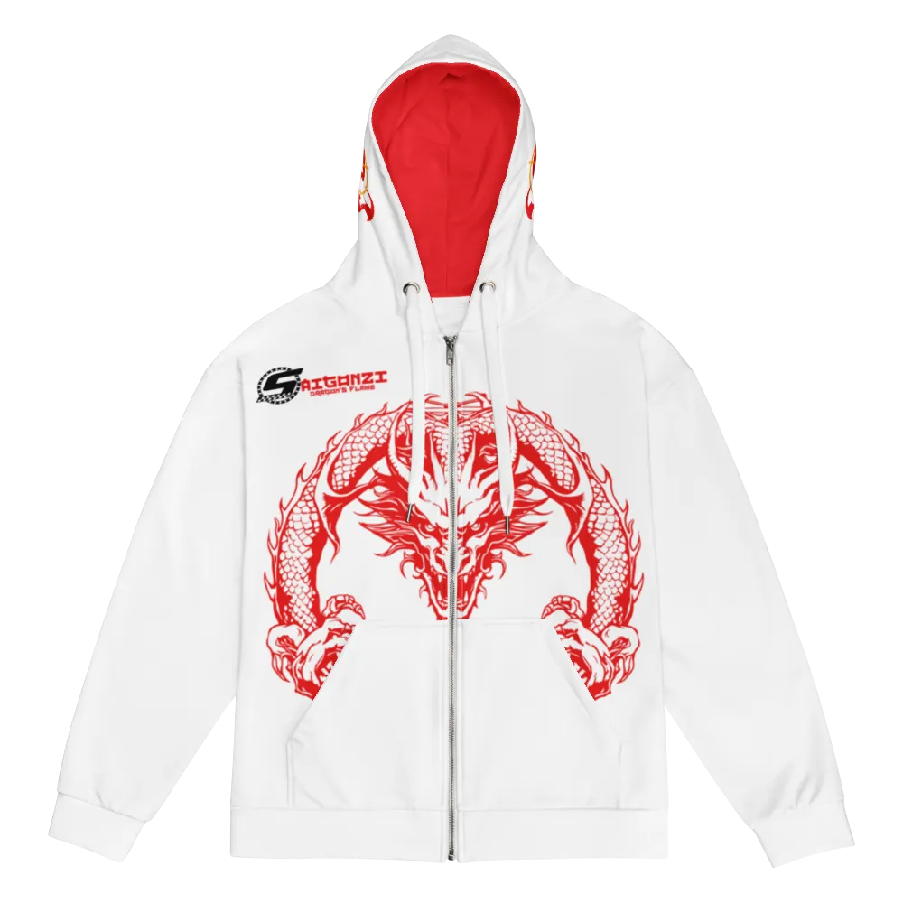 Red Dragon 5 Zip Up Hoodie