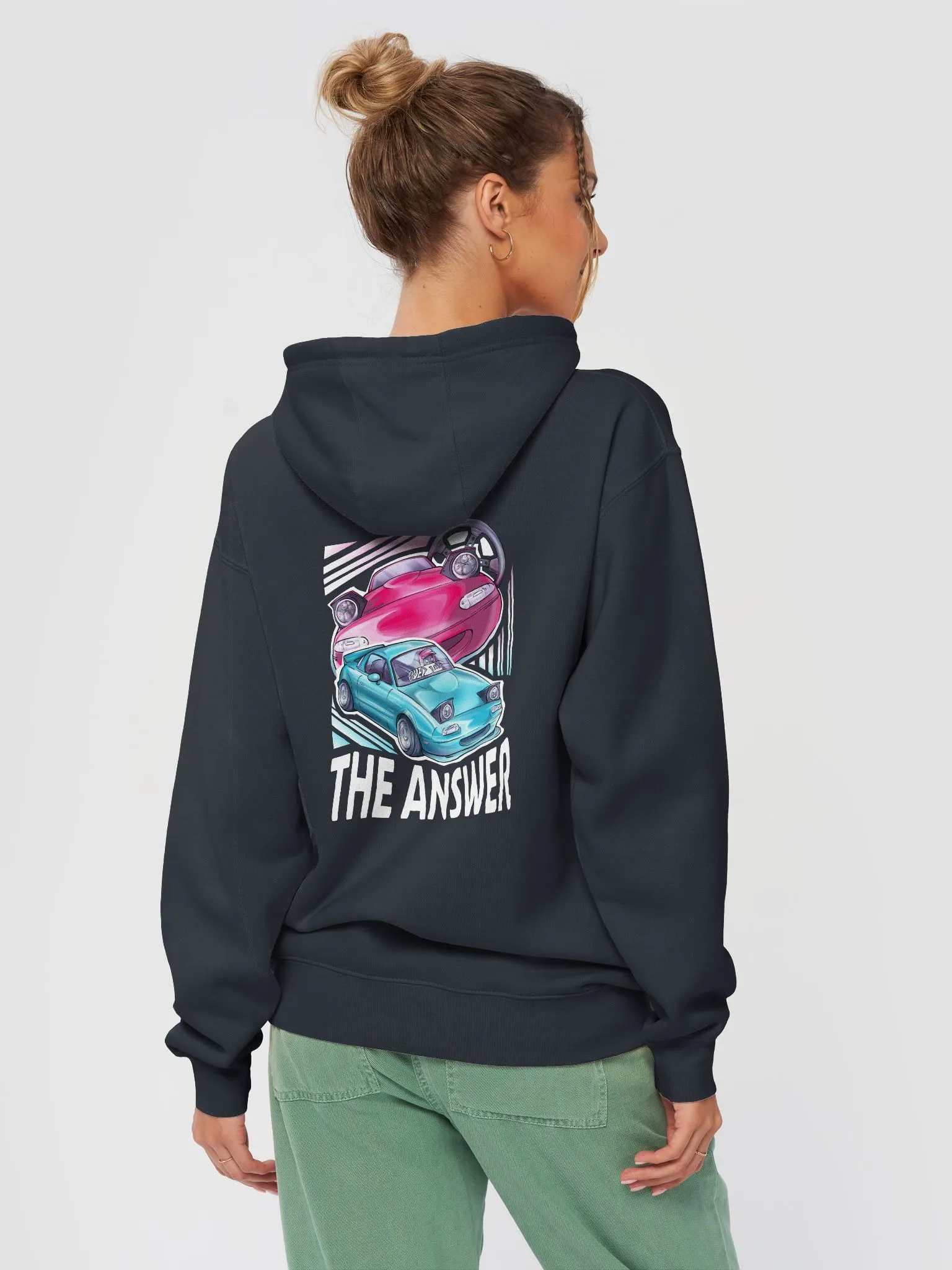 【SATIIIZ】Rat Brushed Dyeing Sweatshirt YOKAIYATA THE ANSWER SWEATSHIRT | OverSTeer