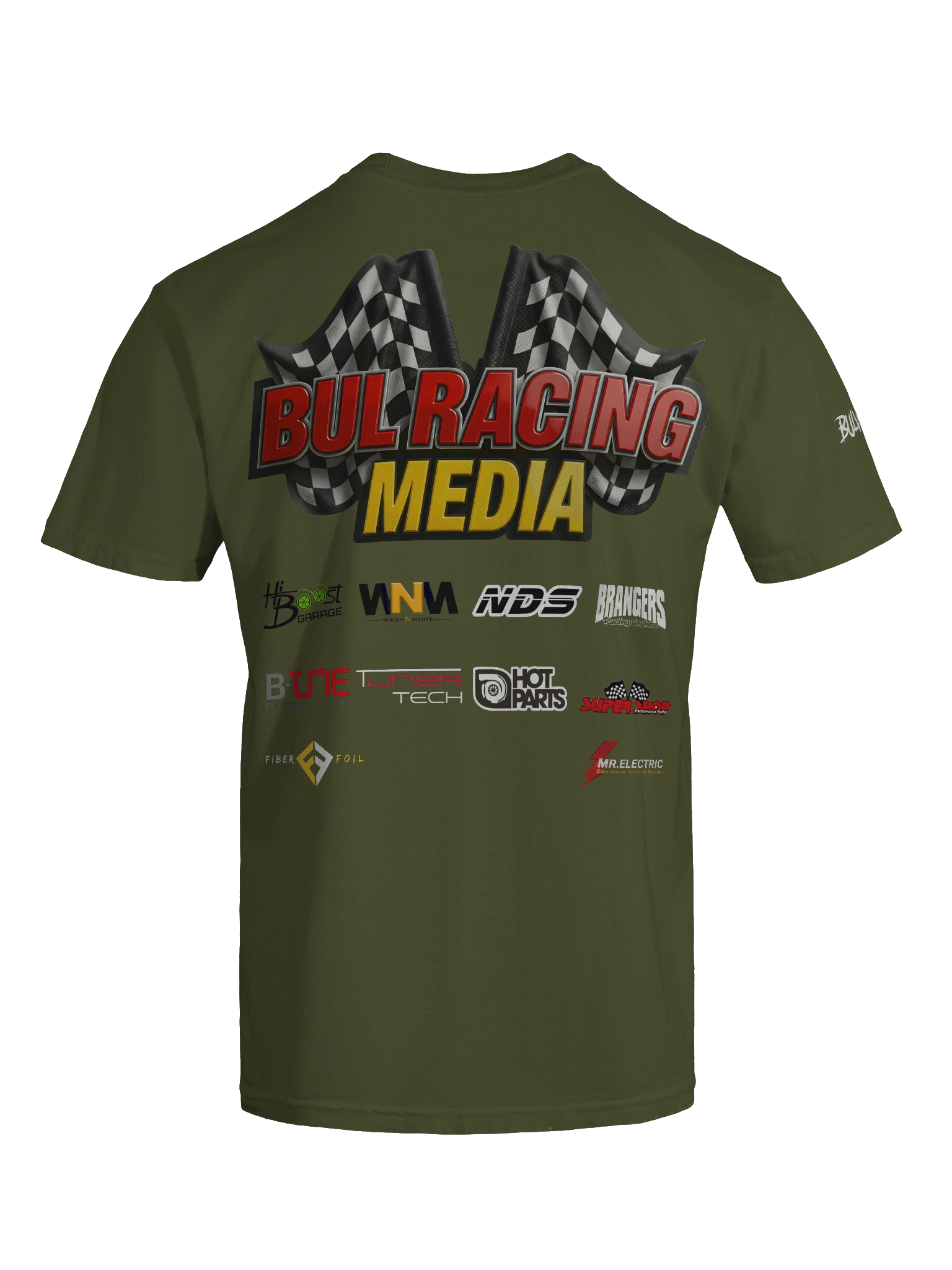 BULRACING media -Dyed Heavyweight T-Shirt Team - 7ff48362-547e-4d13-937d-68cebbdd0dcd