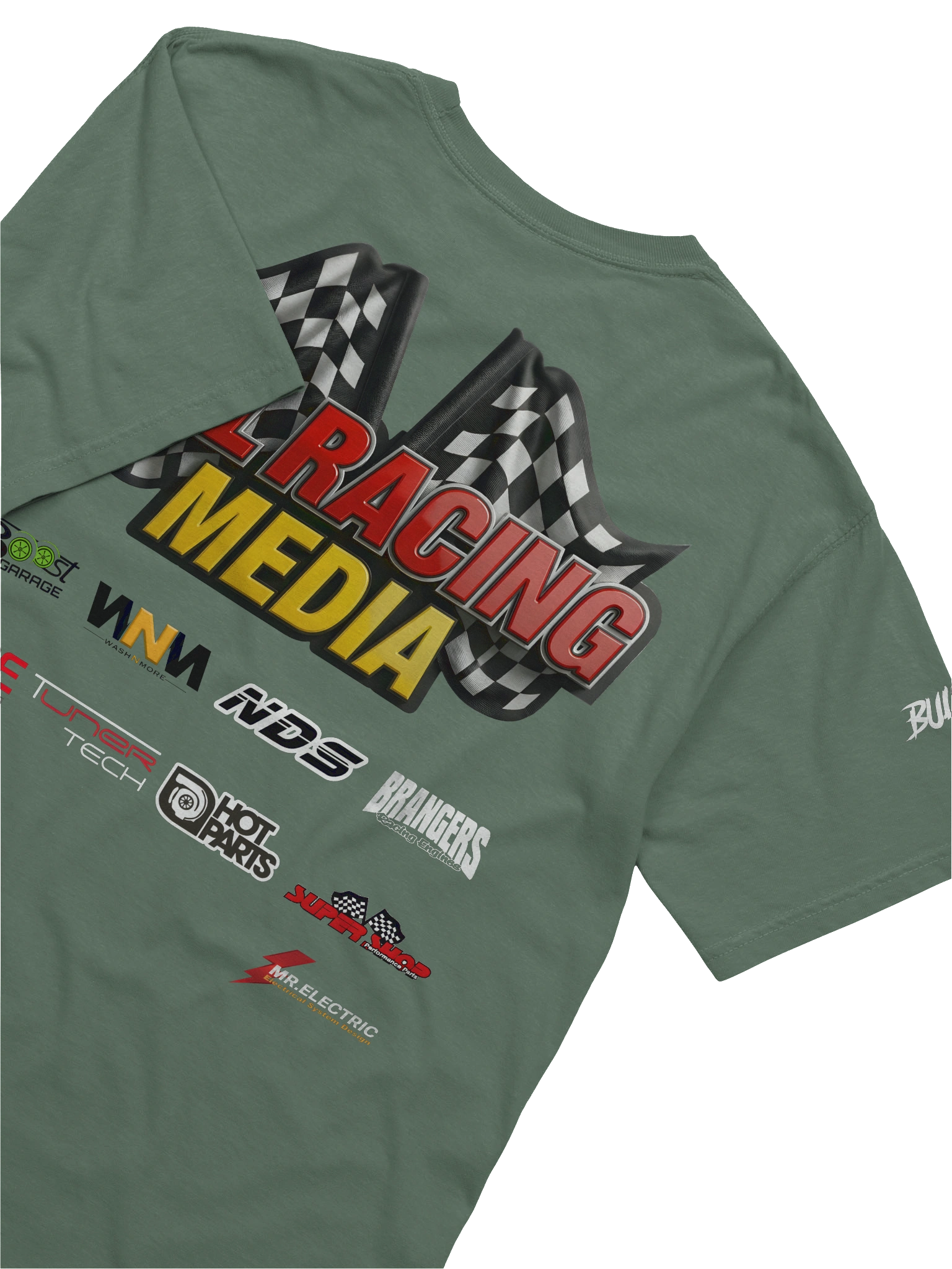 BULRACING media -Dyed Heavyweight T-Shirt Team - 870c2b52-ecae-4a6d-ac4d-c92e0d826c97