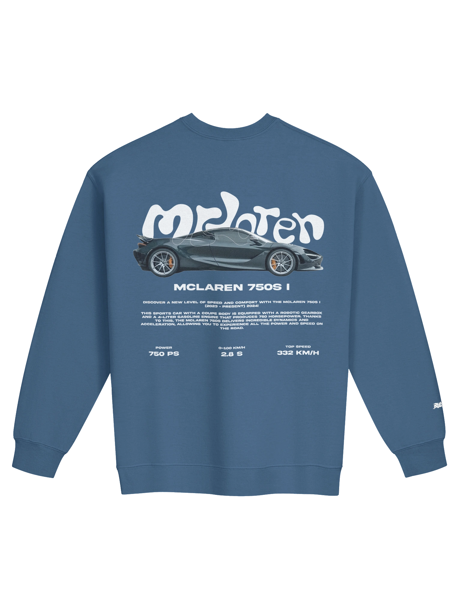 Mclaren 750S I Sweatshirt - Bulvant - cea4b87d-9f74-465f-a8ca-a75b4190fcea