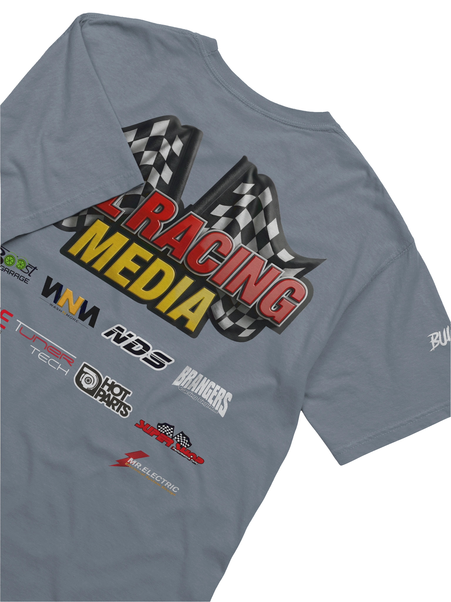 BULRACING media -Dyed Heavyweight T-Shirt Team - e8f5b490-6294-49ea-b26d-38427f05bbec