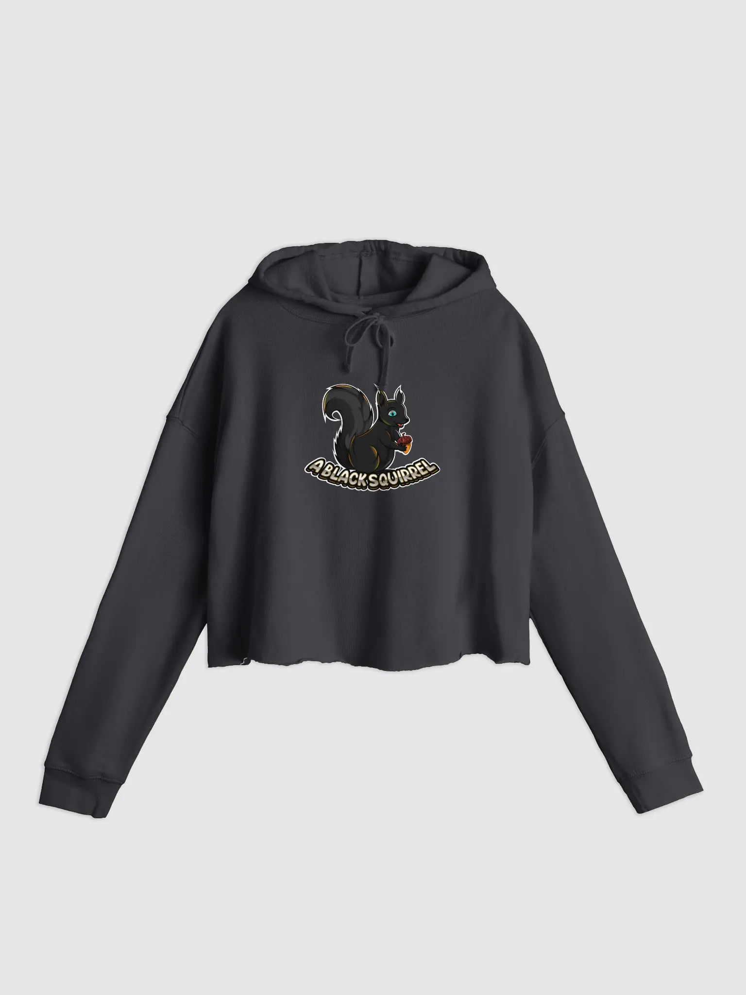 A Black Squirrel Cropped Sweatshirt | ablacksquirrel
