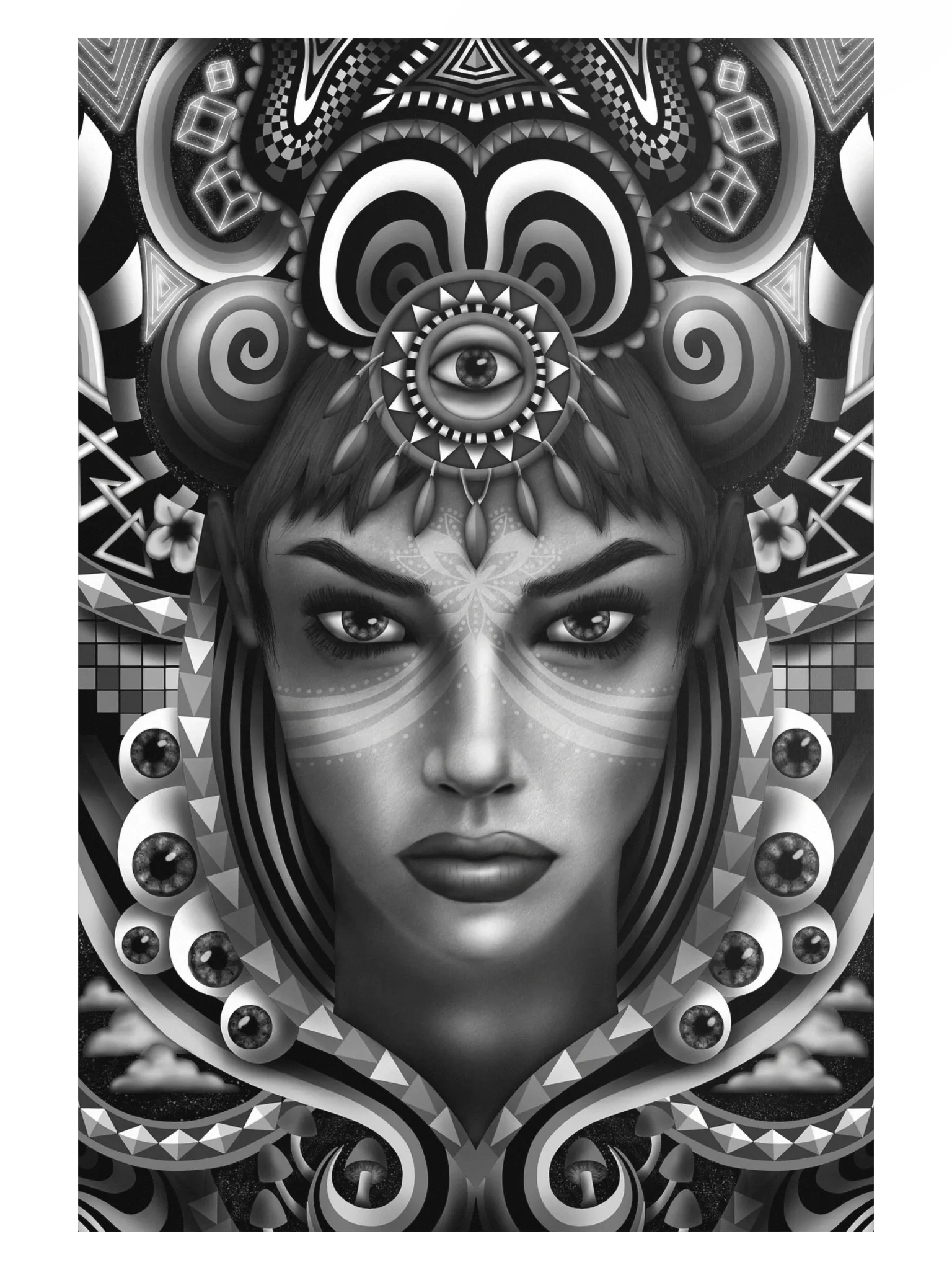 The Oracle Poster | Surreal & Psychedelic Art | Buy