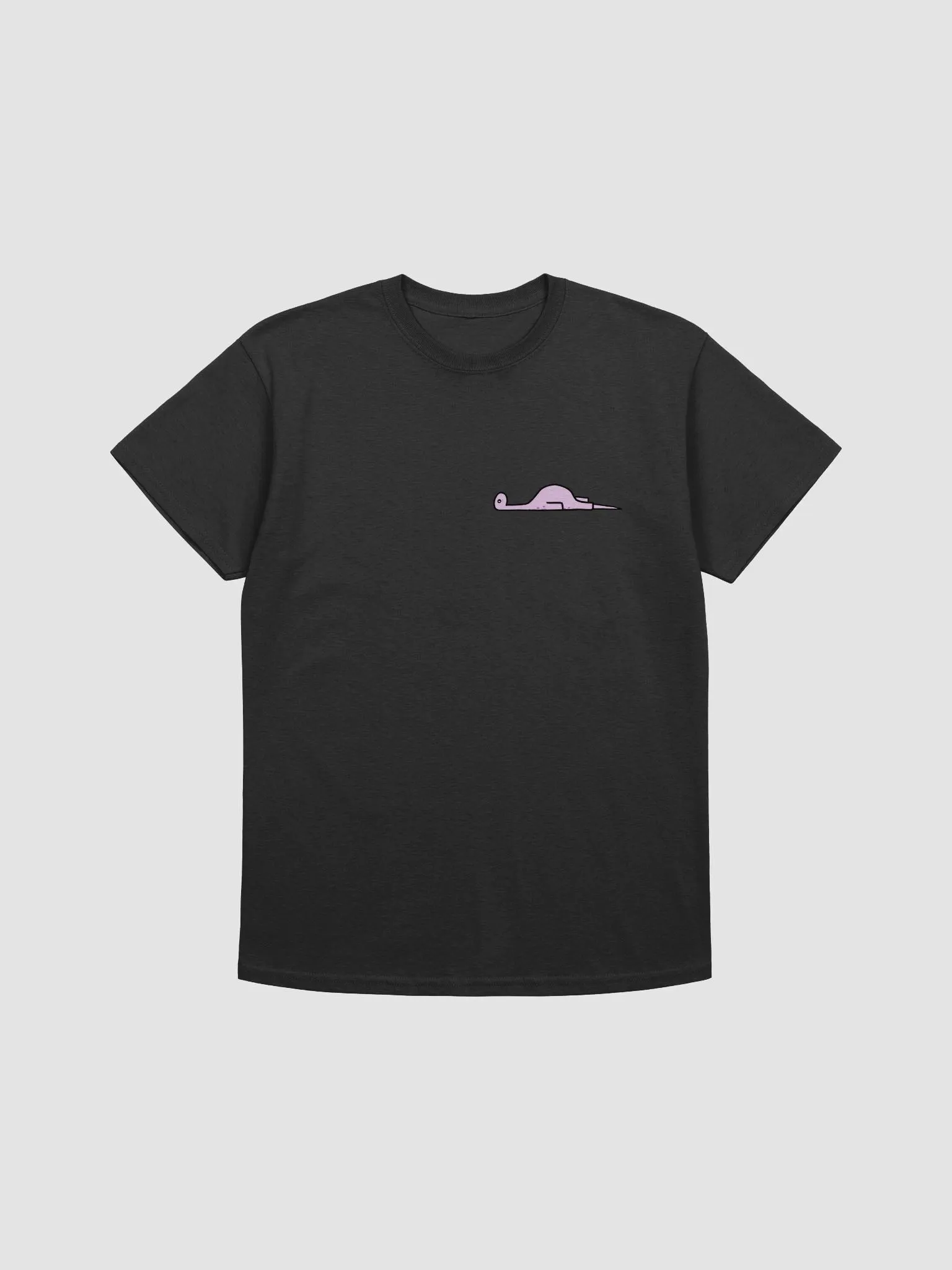 Pink Dino Laying Crest - T-Shirt | ADHDinos