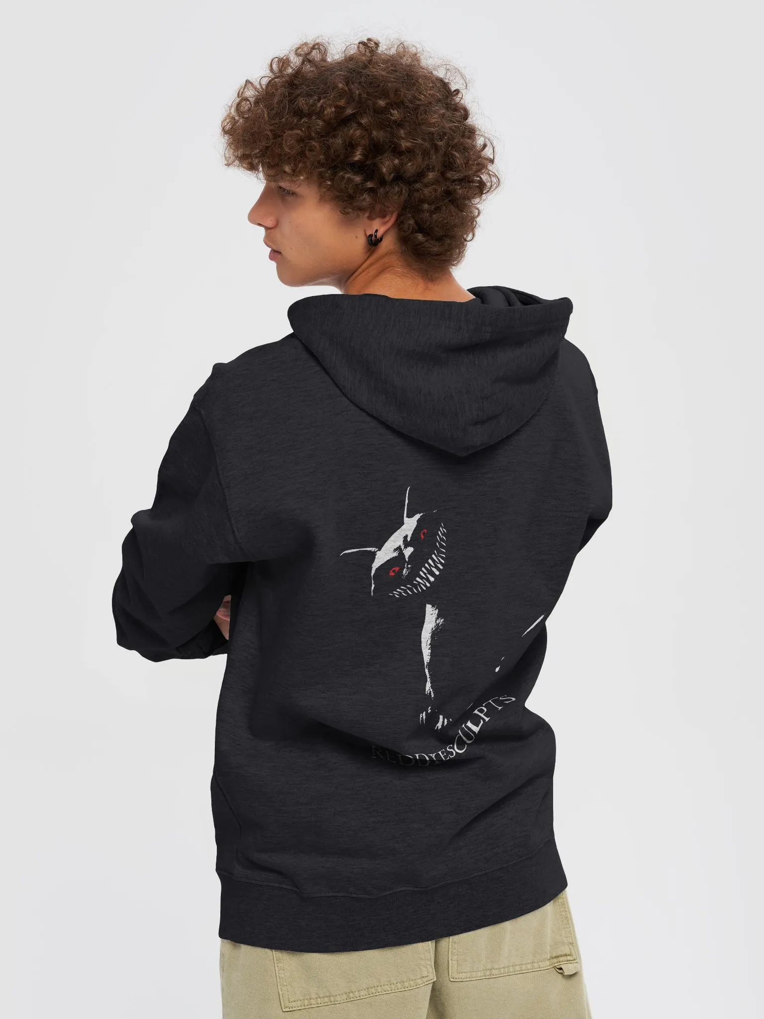 【DISCERNMENT】Unisex Devil Overfit Hooded Zip-Up 3C org.jpg
