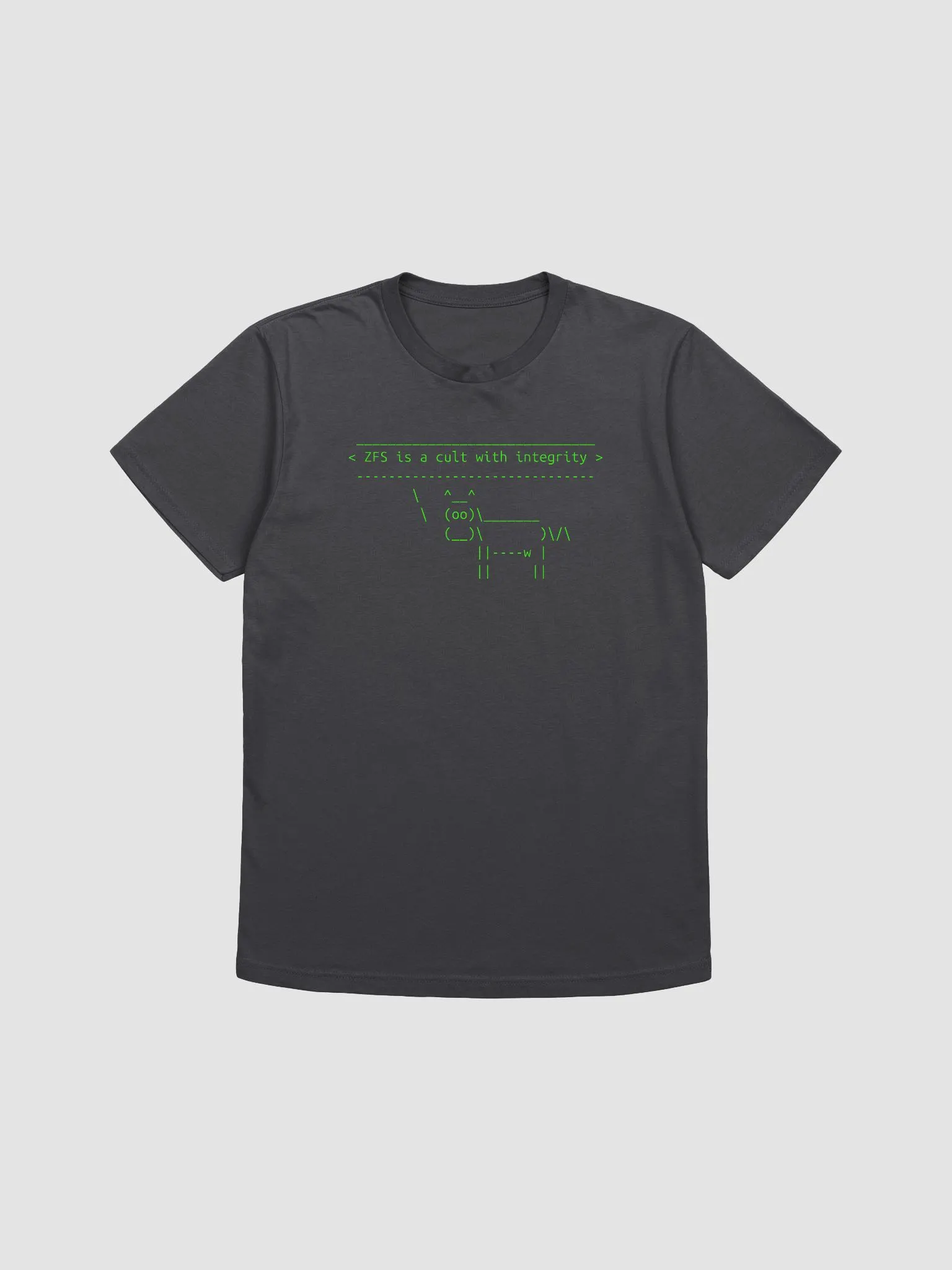 Cult of ZFS - Cotton Ringspun Tee | Lawrence Systems