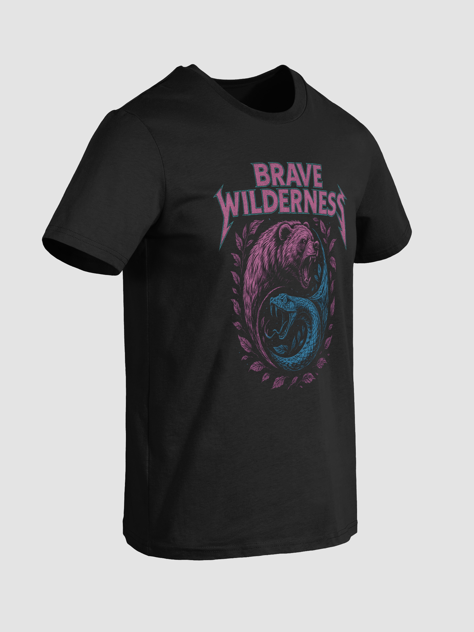 Beartallica Brave Wilderness Organic Unisex T-Shirt | Brave Wilderness