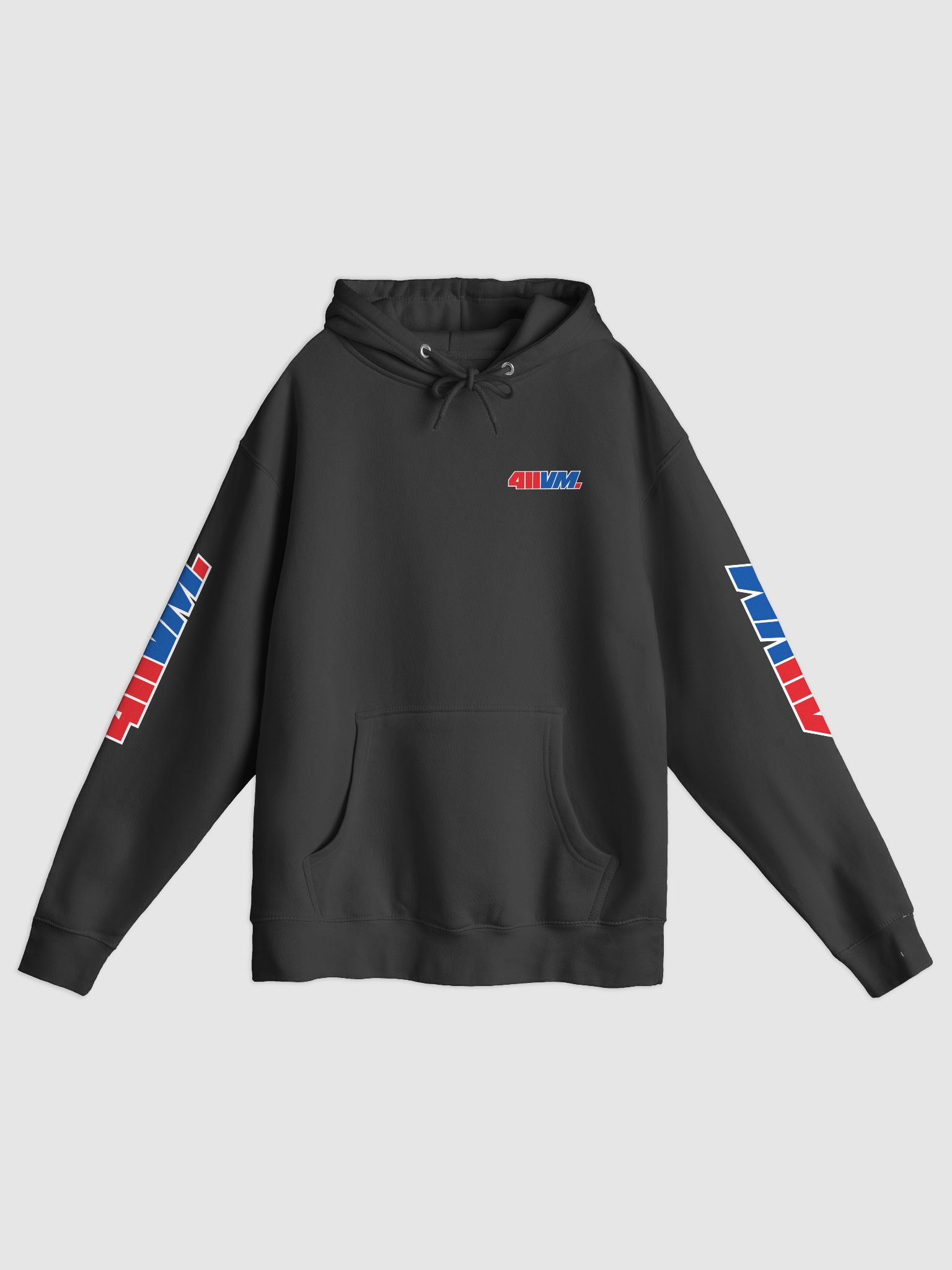 411VM Hoodie | Red/Blue Logo | TransWorld SKATEboarding Store