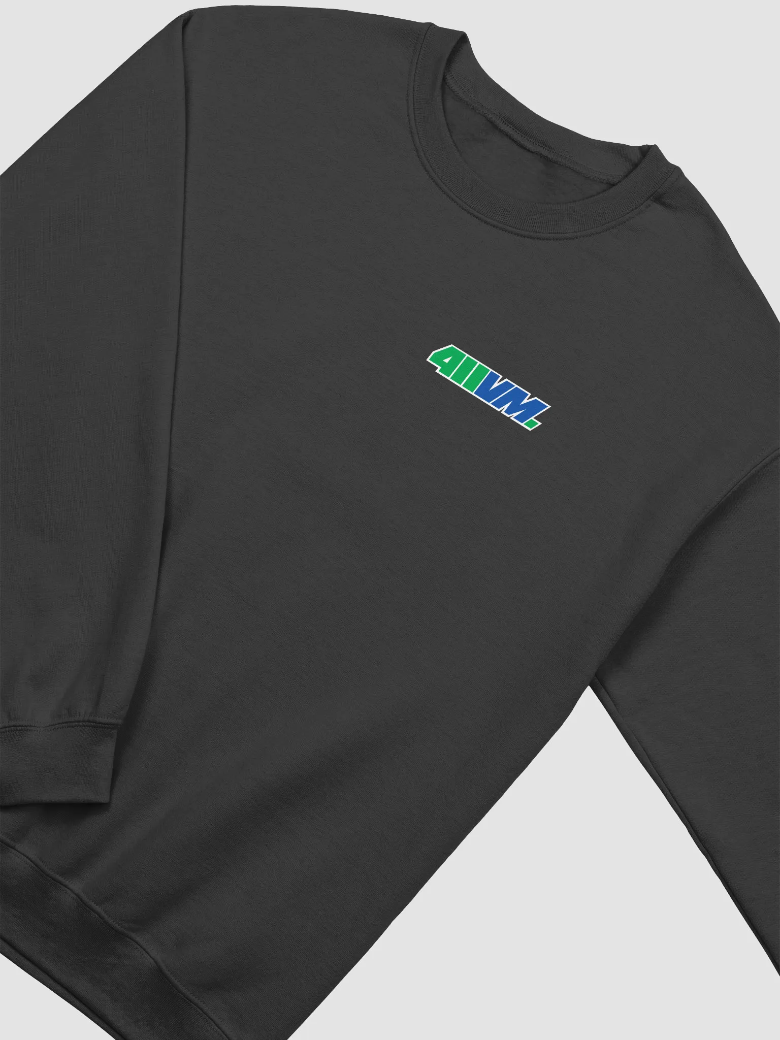 411VM Crewneck Sweatshirt | Green/Blue Logo | TransWorld