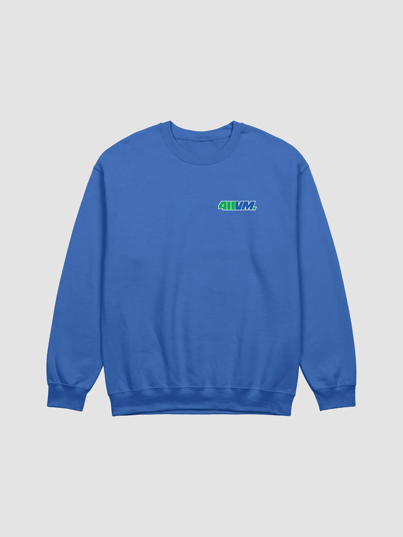 411VM Crewneck Sweatshirt | Red/Blue Logo | TransWorld