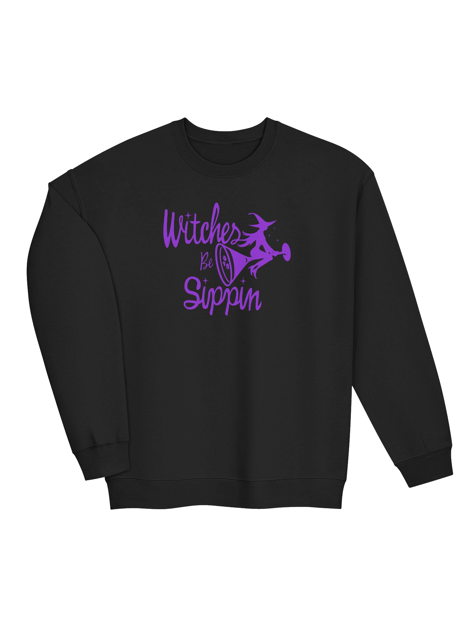 Witches Be Sippin Black Sweatshirt | Seltzpert® by Loryn Powell