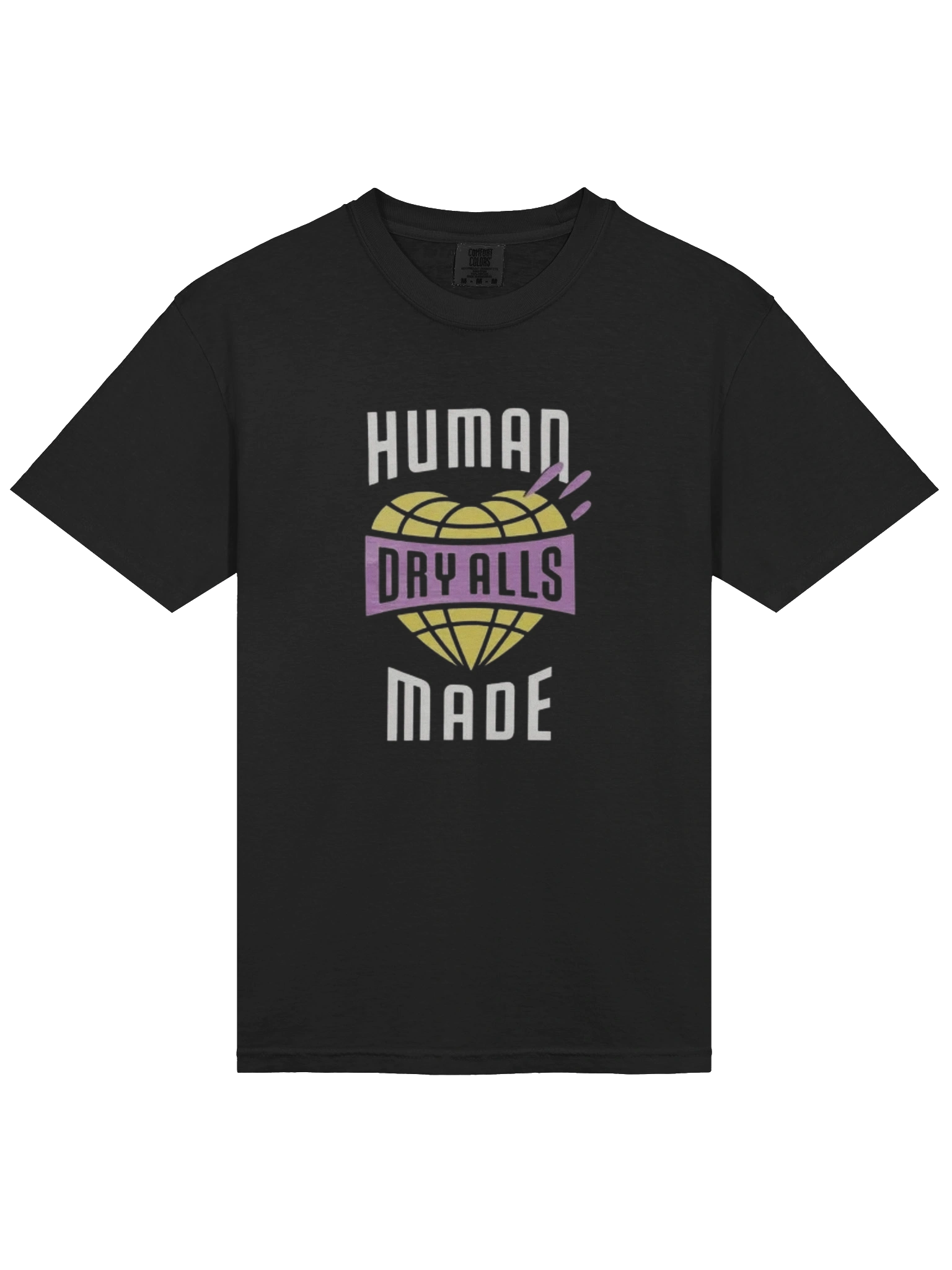 Human Made Dry Alls Black Graphic T Shirt | Human made Clothing
