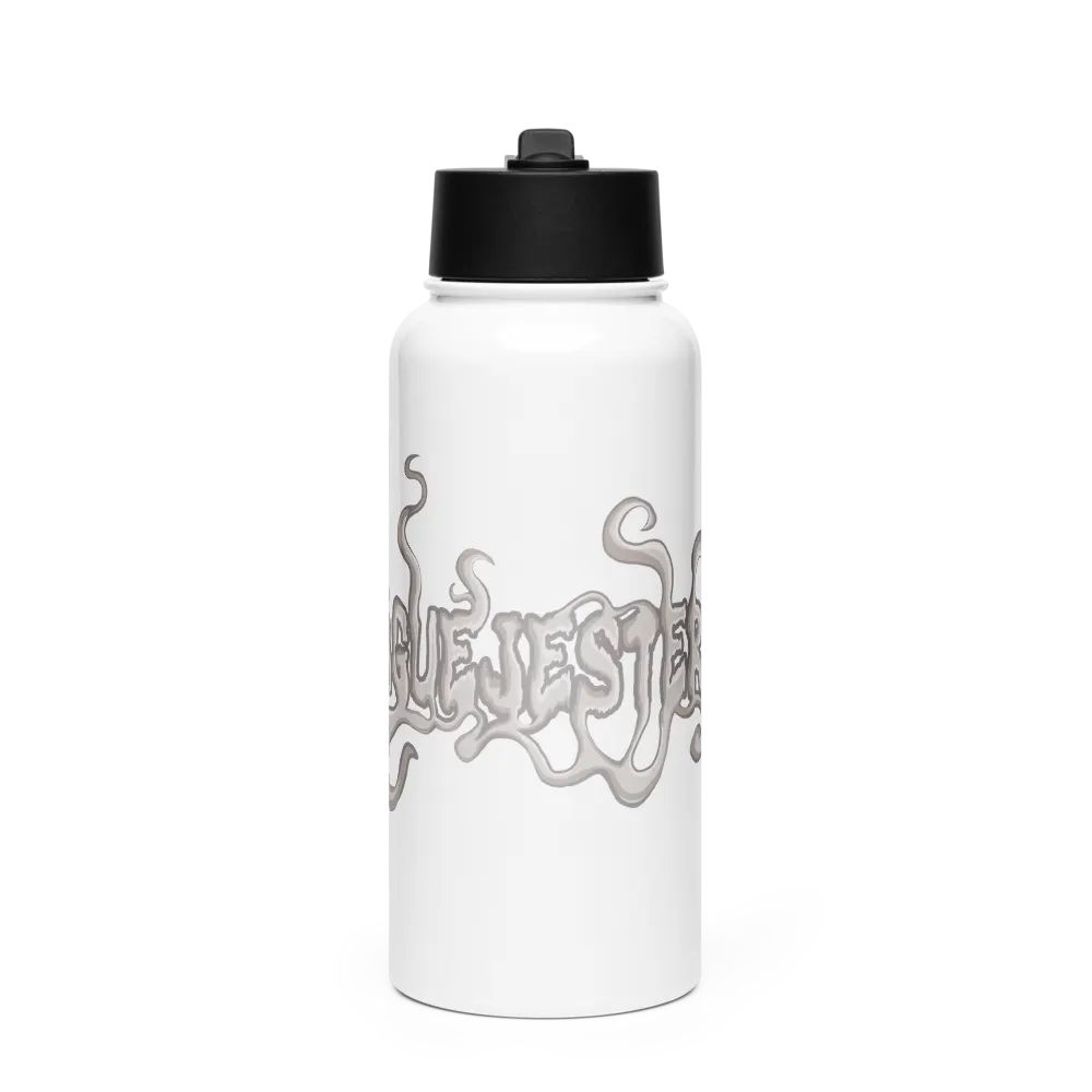 THE UNION MADE THE SMOKE BOTTLE（300ml） Black Oasis Gym Water Bottle - Double Wall Insulated & Spill