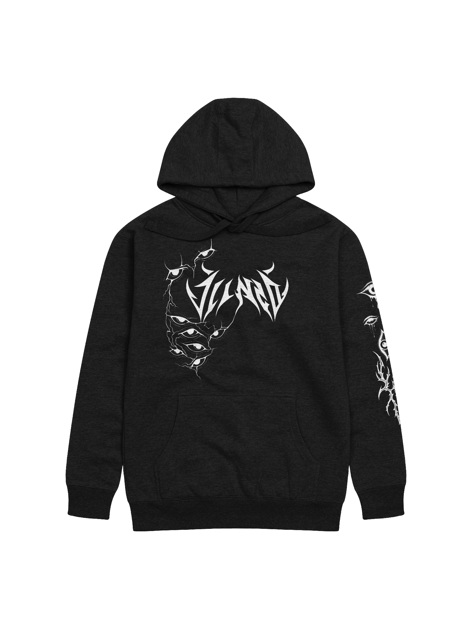 Black Jiinzo Logo (Print) Hoodie | Jiinzo
