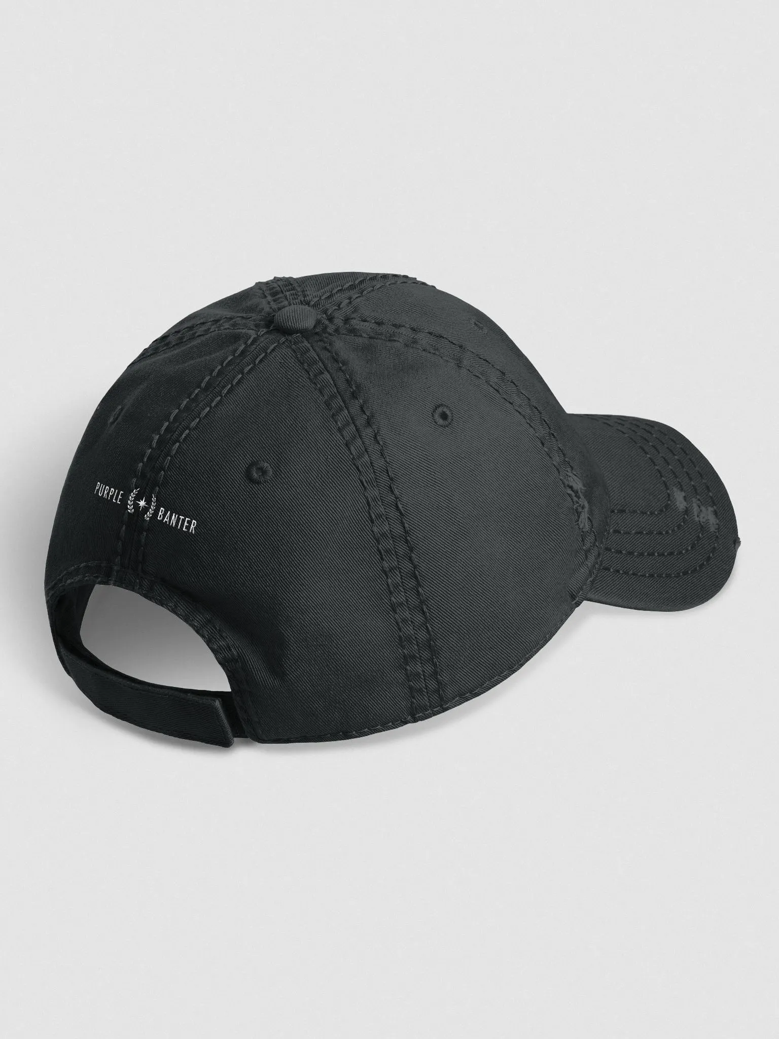 Washed up Logo Hat | Purple Banter