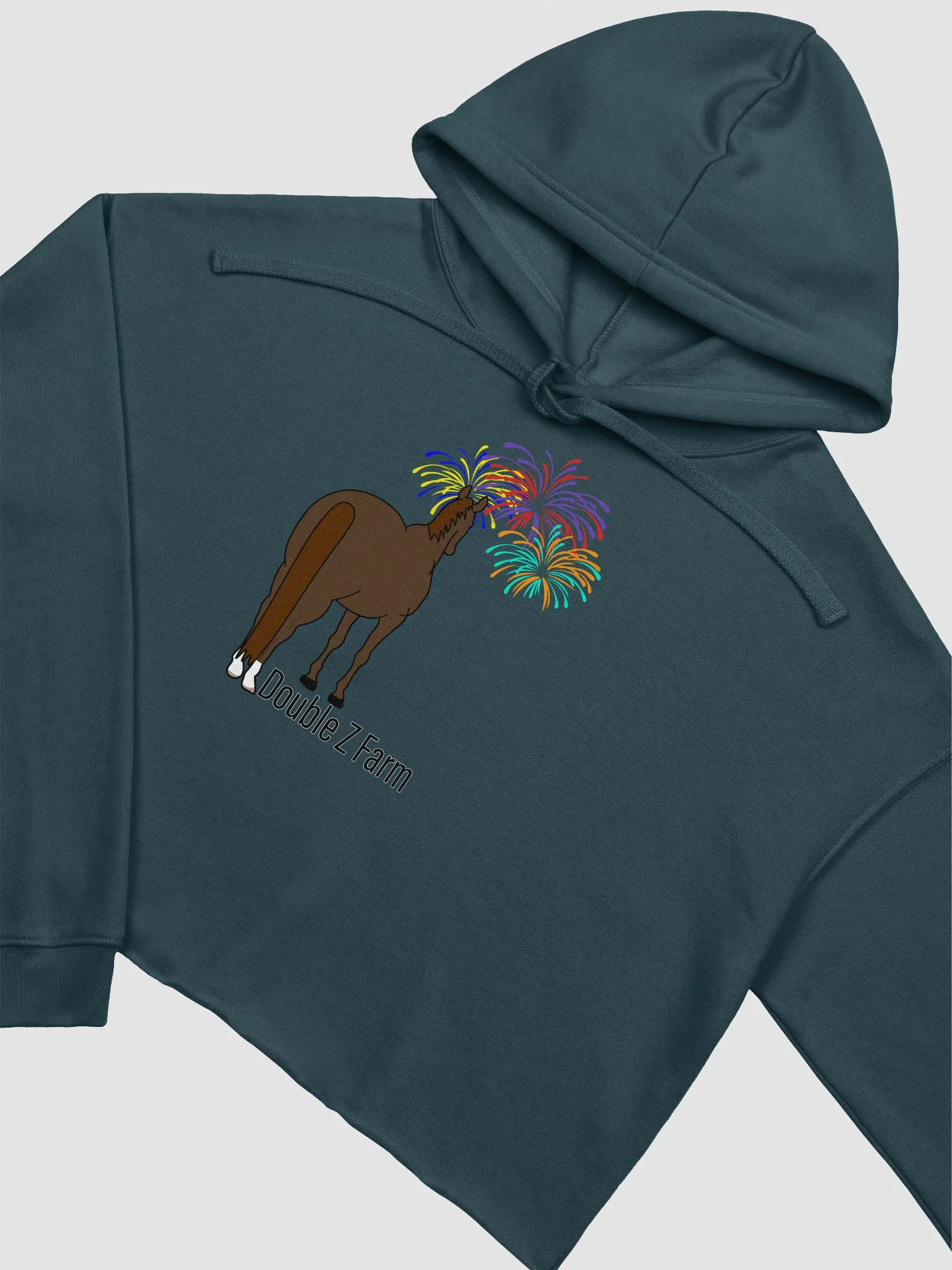 Fireworks Crop Hoodie | Double Z Farm