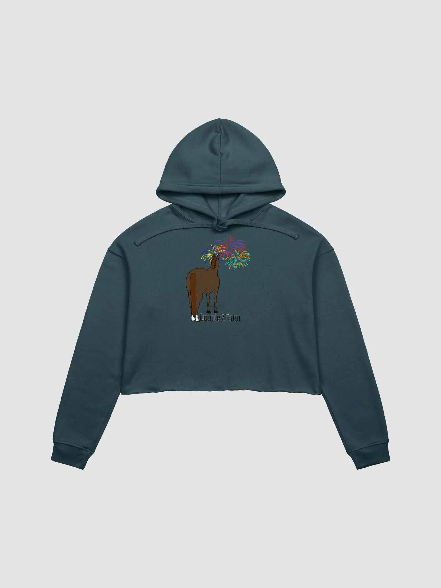 Fireworks Crop Hoodie | Double Z Farm