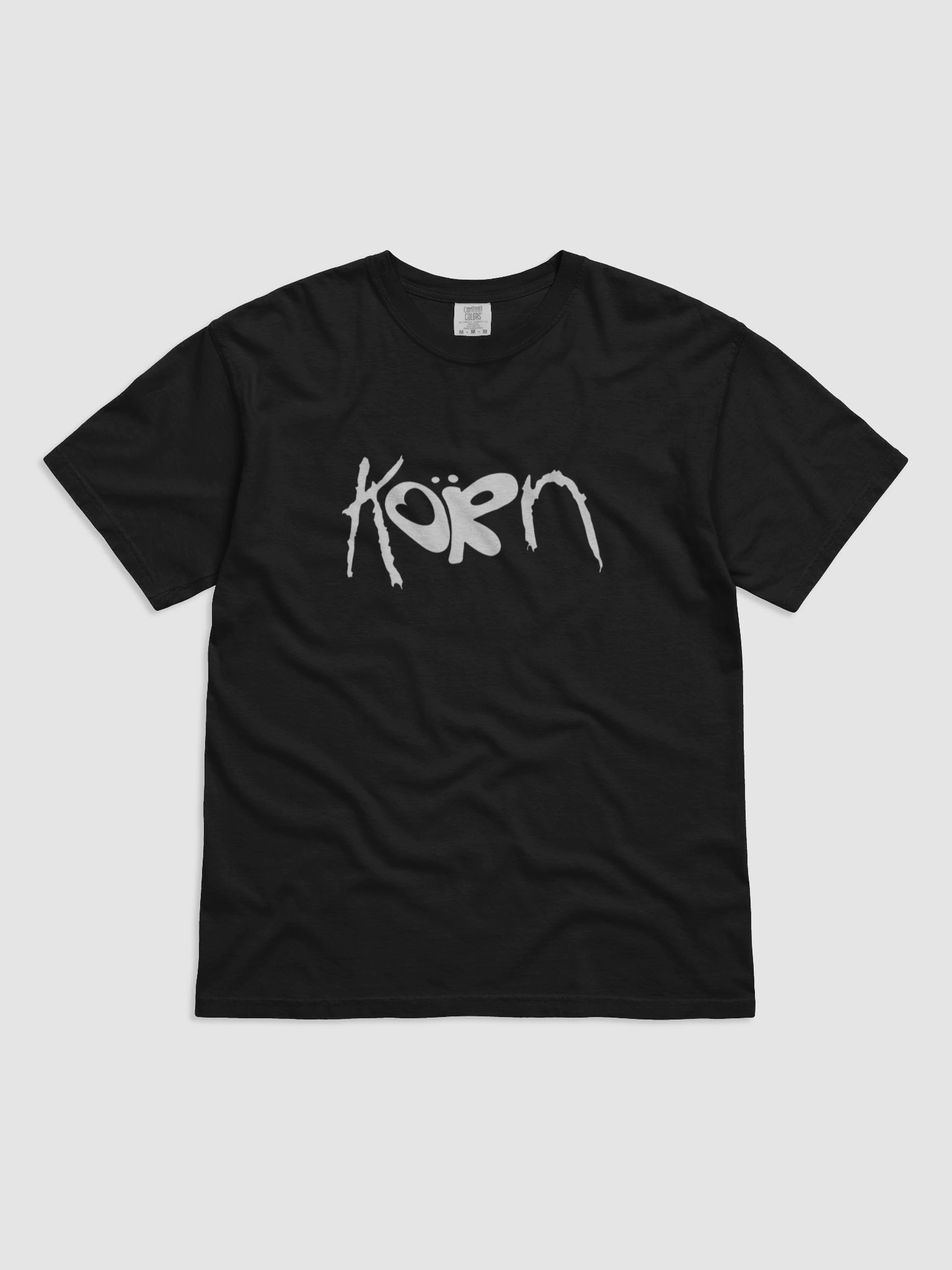 00's KORN バンドTシャツ Band T-shirt Korn Issues Rock Band New Black Short T-Shirt, Size M - 3XL