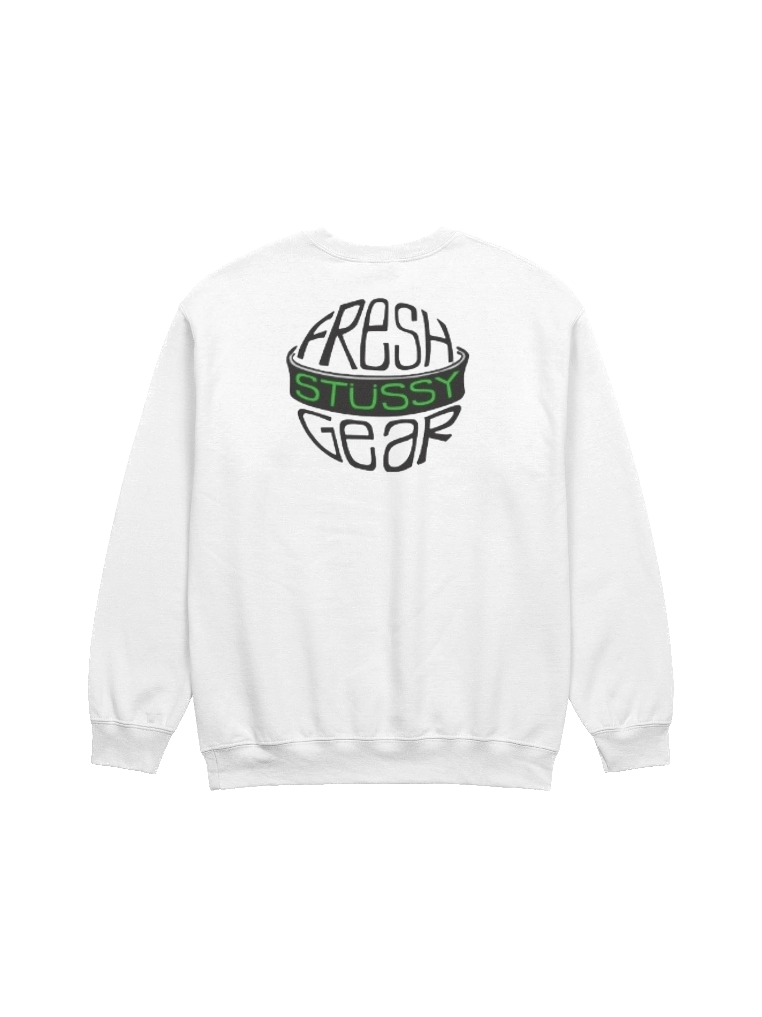 ホワイトStussy SWIRL EMBROIDERED CREW BASIC WHITE STÜSSY CREW PIGMENT DYED | Stussy official | buy
