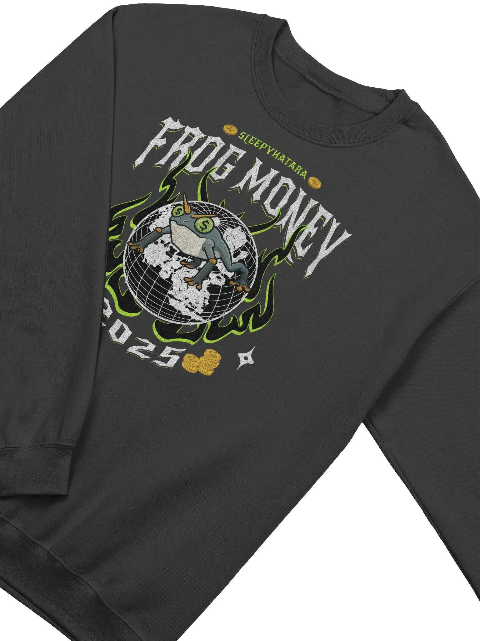 FROGMONEY2025 Pullover | SleepyKatara